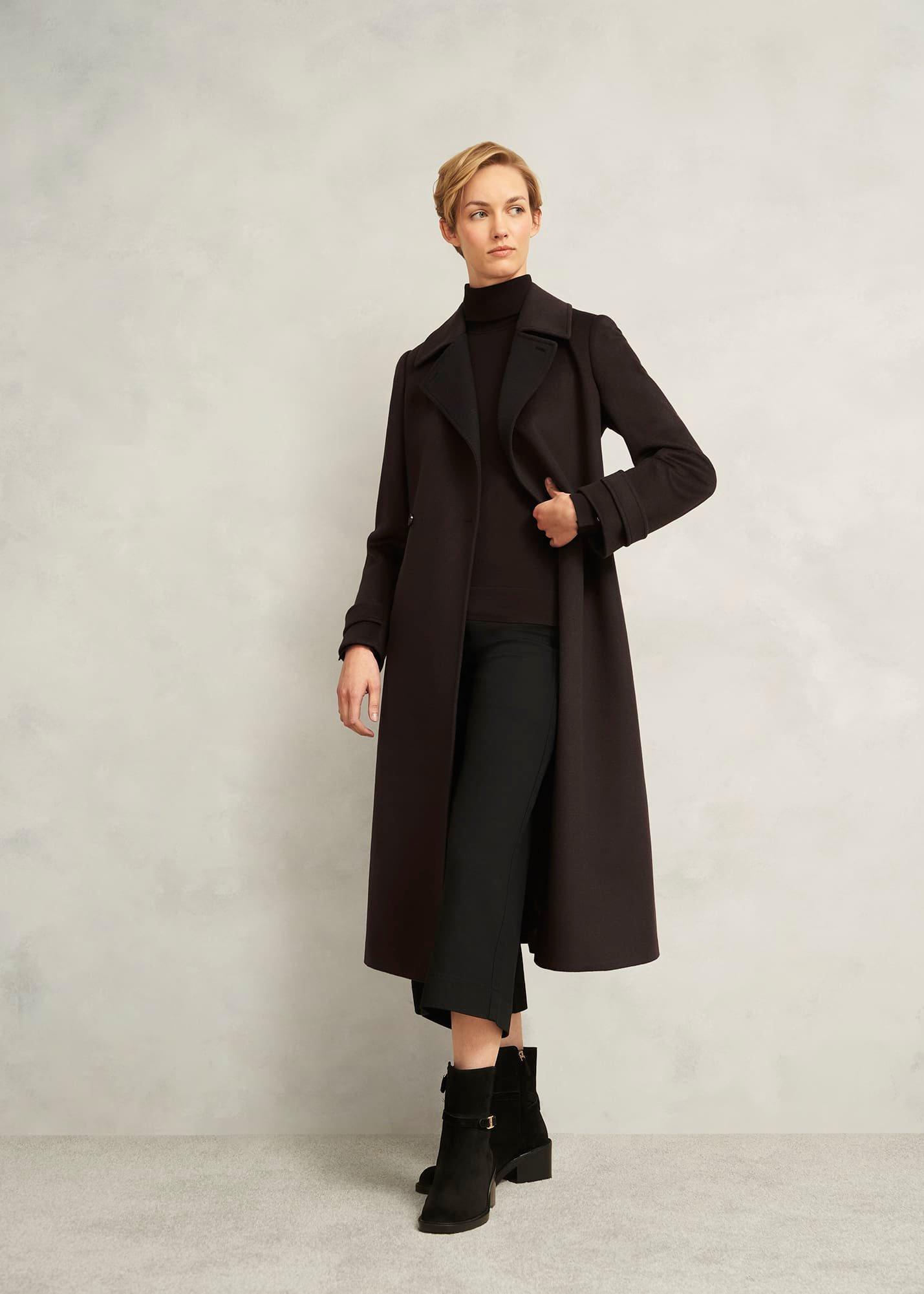 Lara Merino Rollneck Jumper, Alder Brown, hi-res