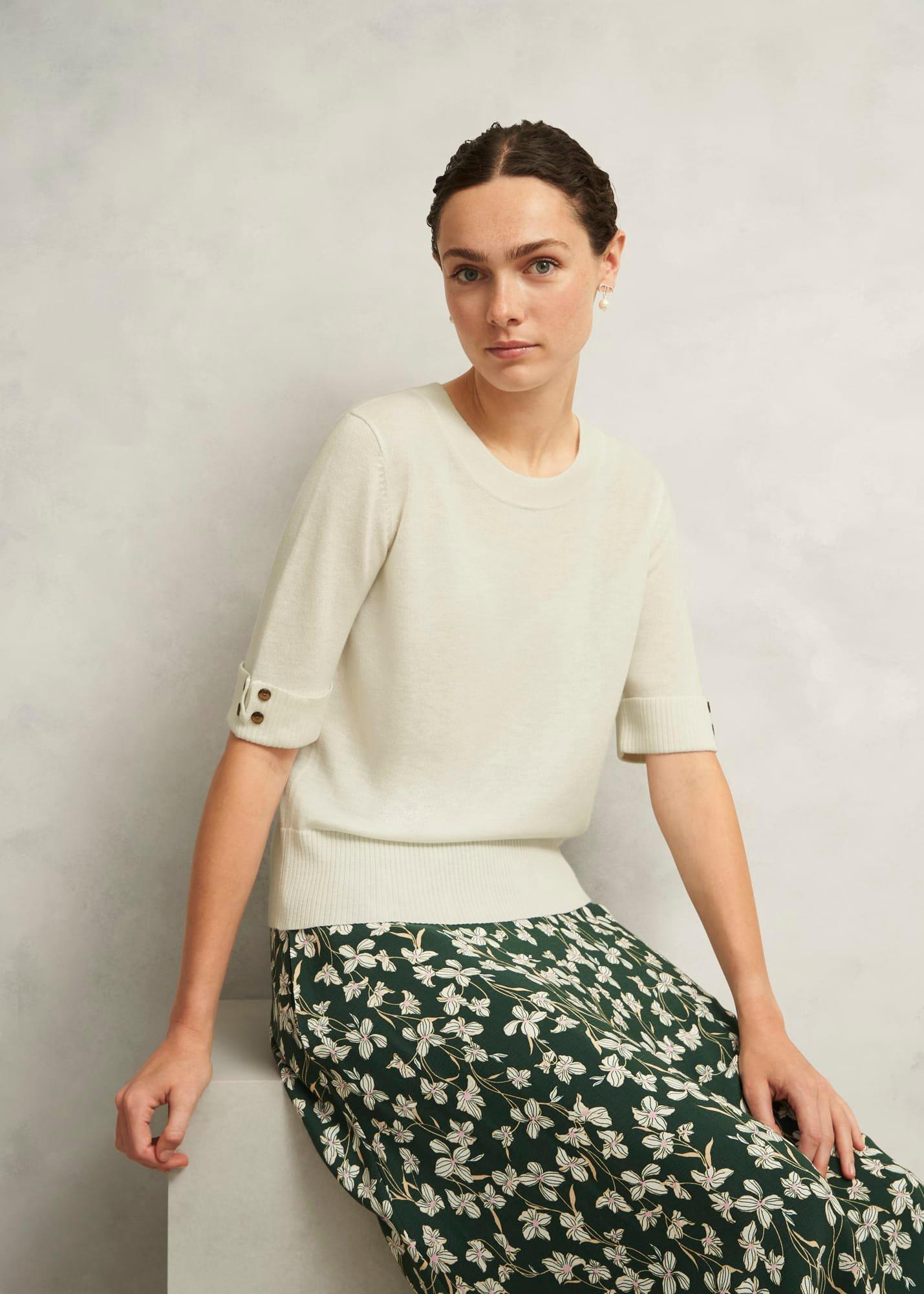 Leanne Knitted Top with Wool