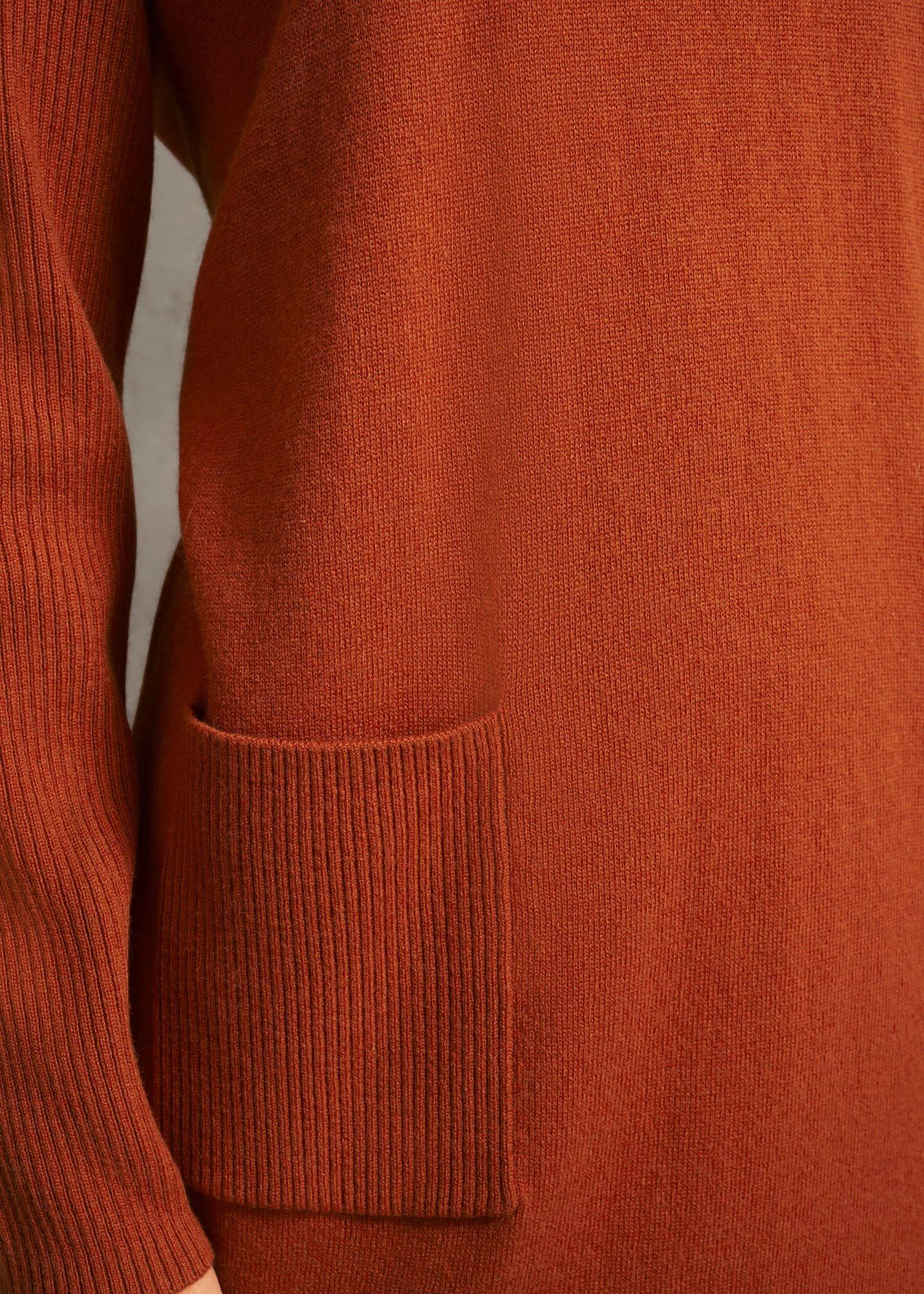 Devora Knitted Dress, Sienna Orange, hi-res