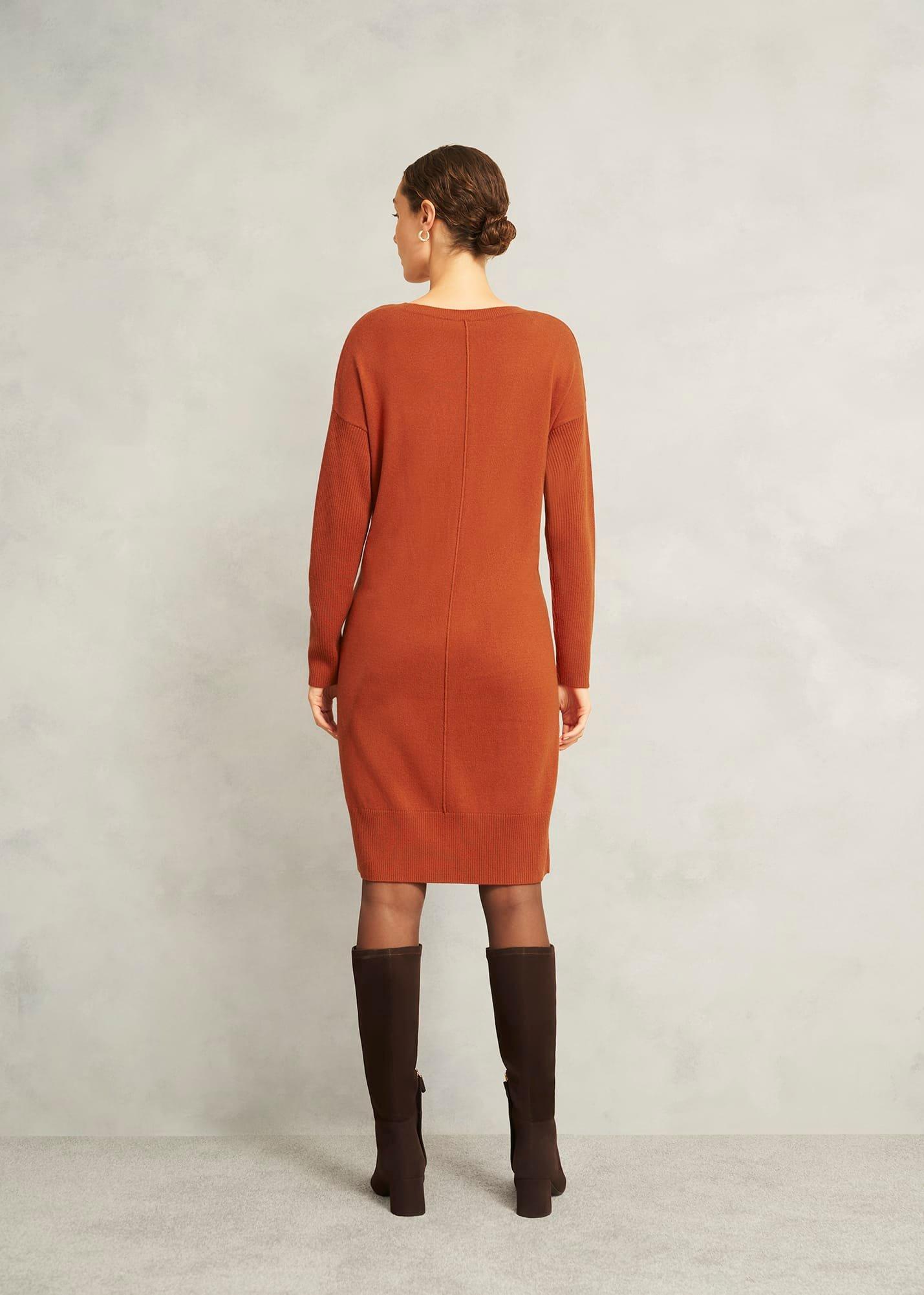 Petite Devora Dress, Sienna Orange, hi-res