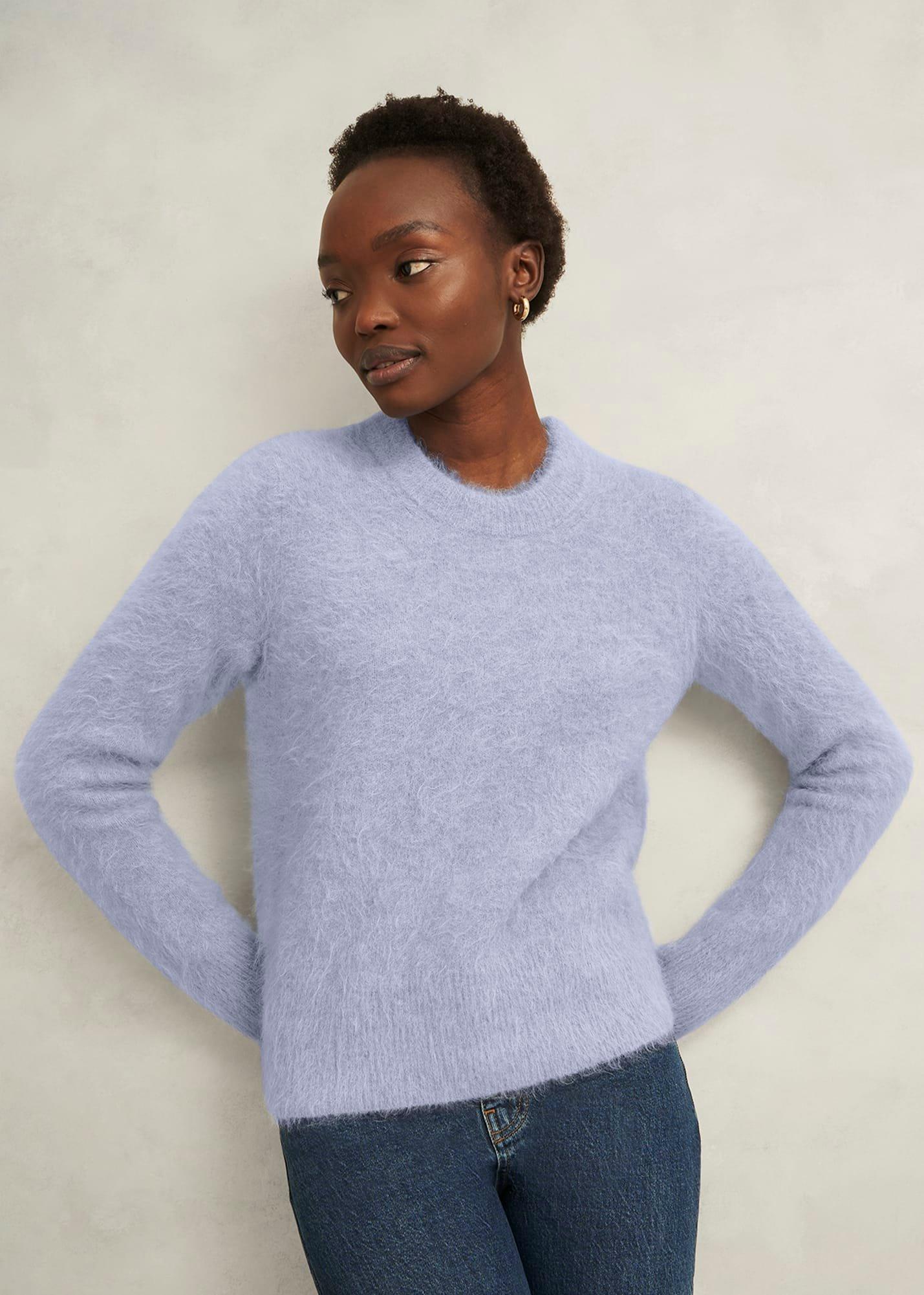 Felicity Alpaca Blend Fluffy Brushed Jumper