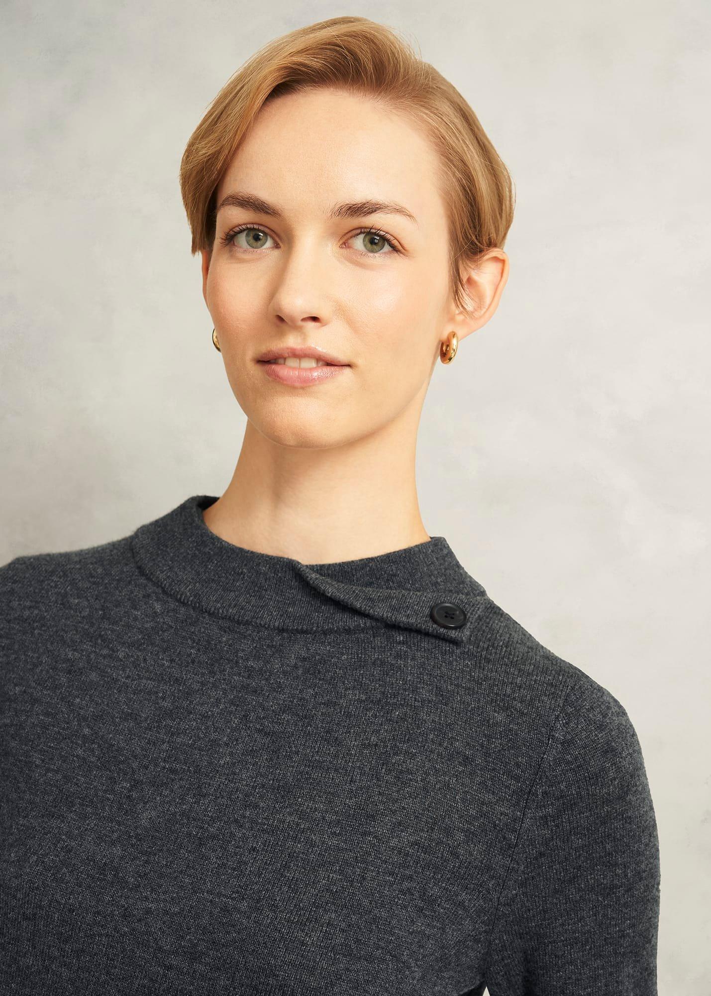 Talia Jumper, Charcoal Grey, hi-res