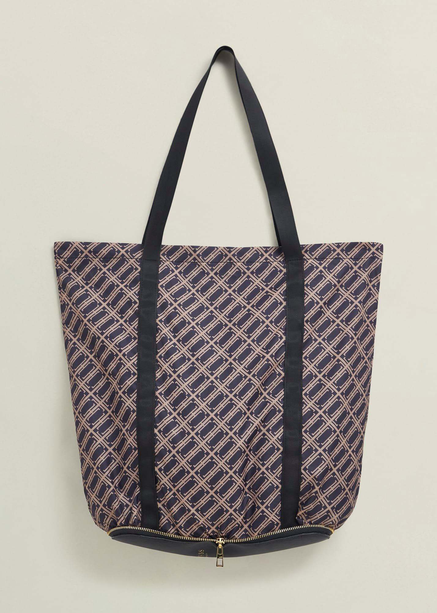 Johanna Packable Bag, Black Camel, hi-res