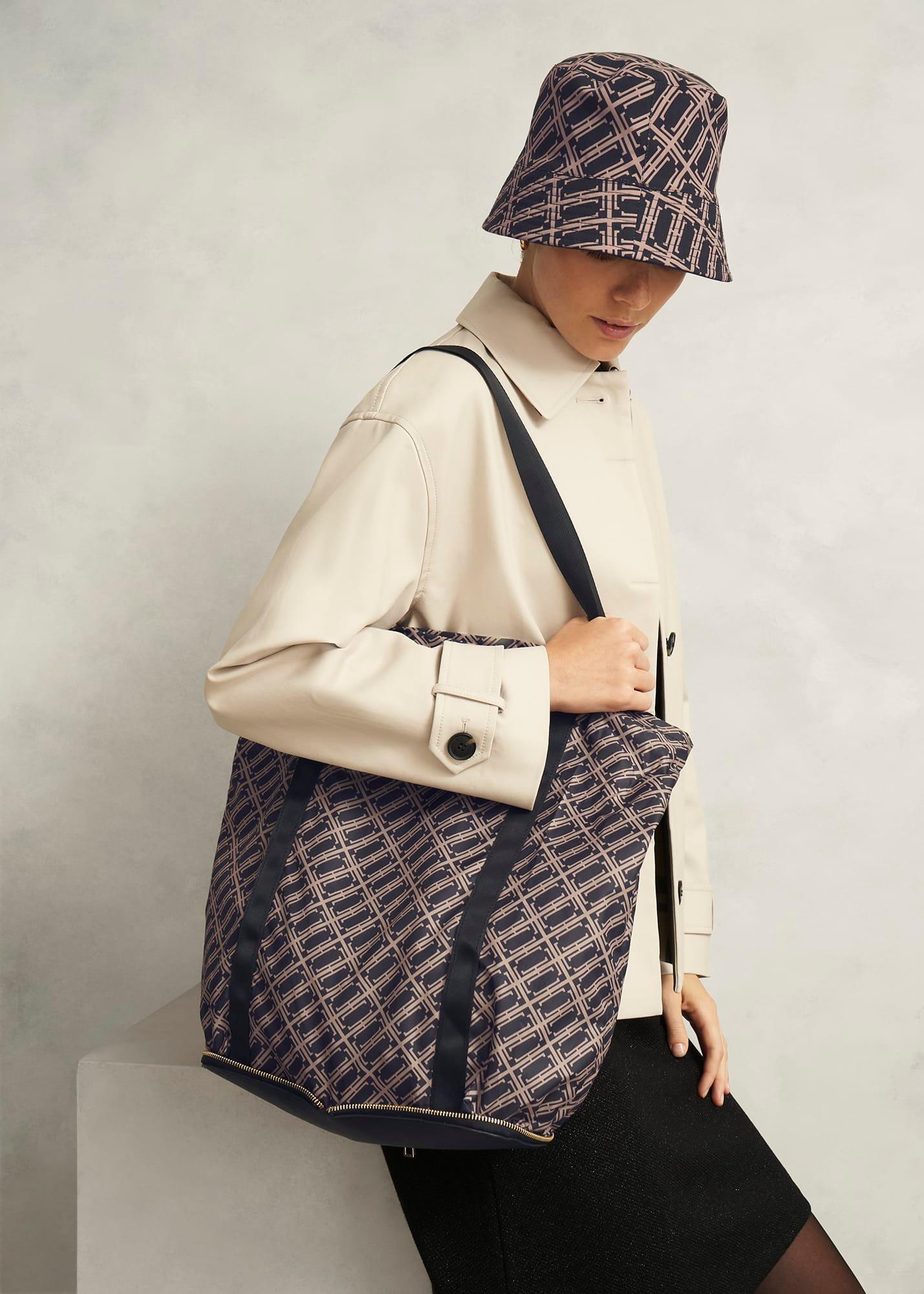 Johanna Packable Bag, Black Camel, hi-res