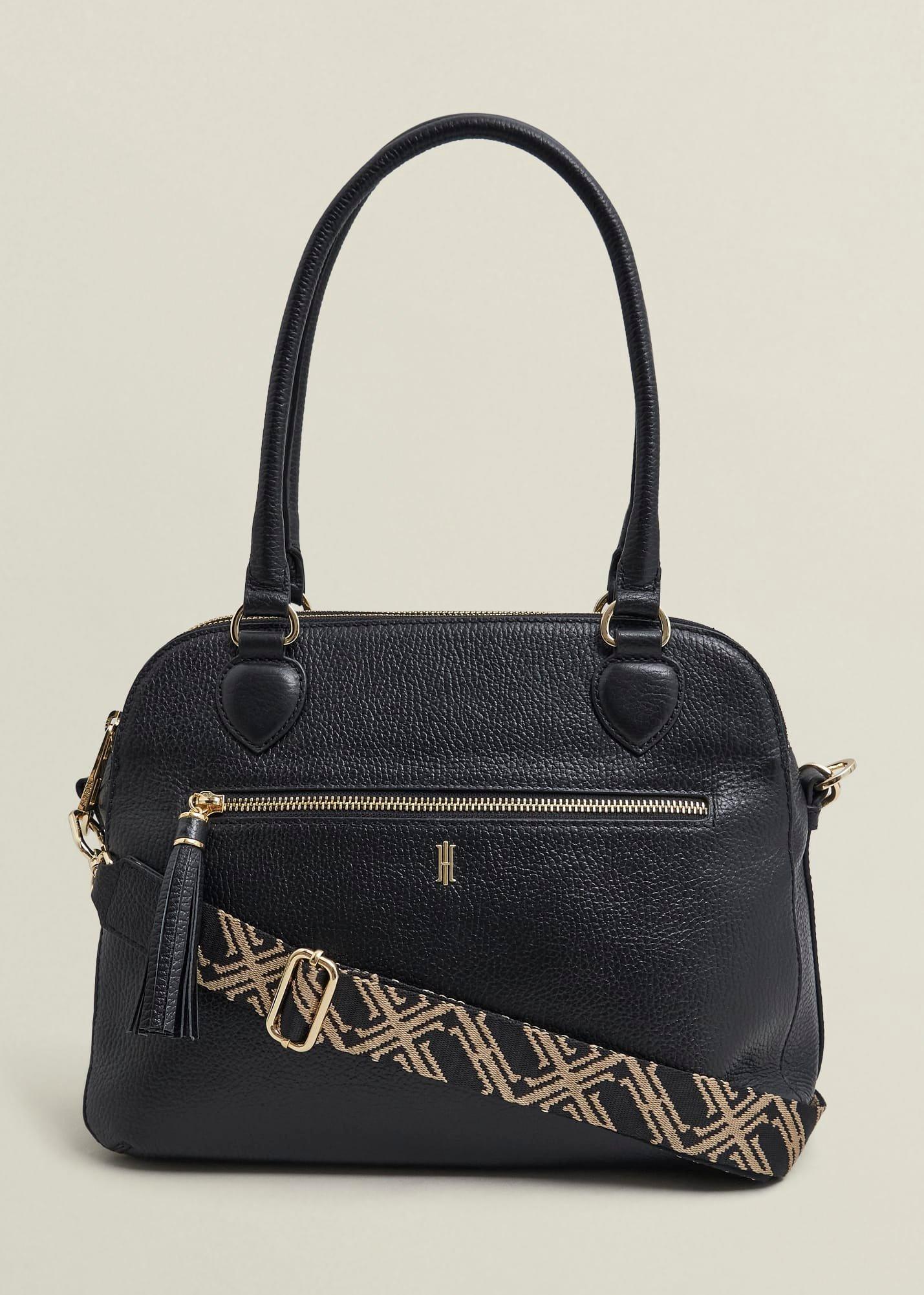 Jacinta Bag Strap, Black Camel, hi-res