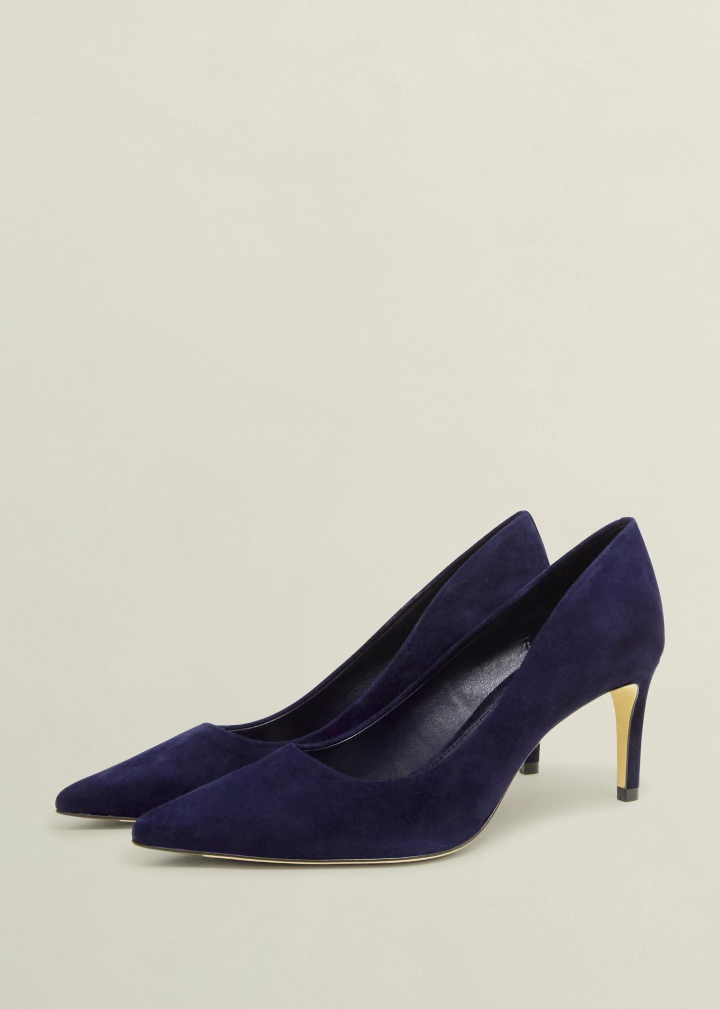 Leila Suede Courts, Midnight Navy, hi-res
