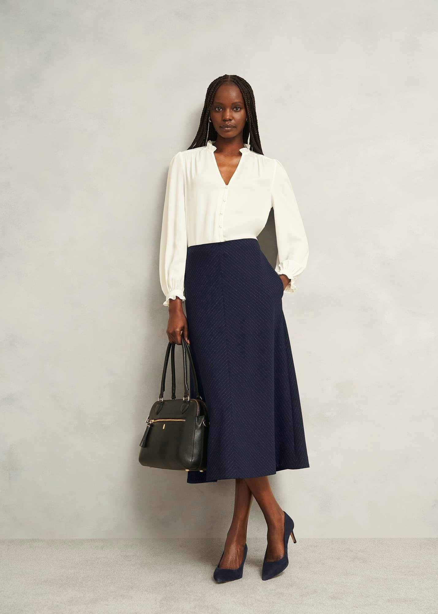 Leila Suede Courts, Midnight Navy, hi-res