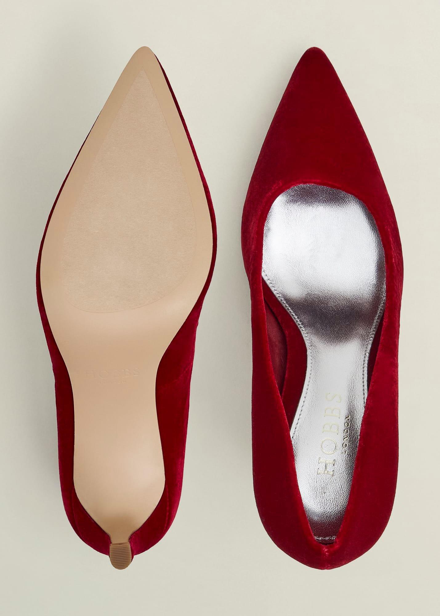 Leila Velvet Courts, Rouge Red, hi-res