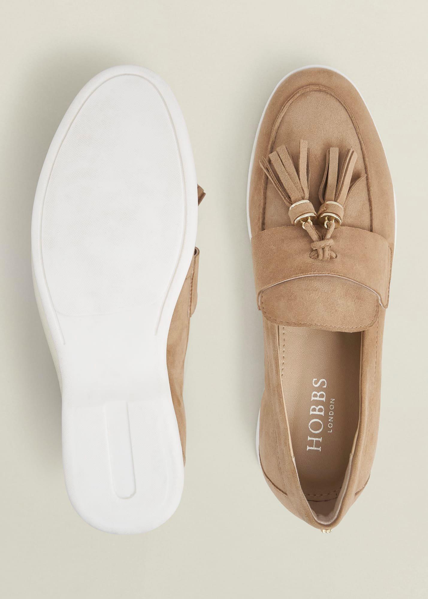 Dorset Suede Loafers, Light Camel, hi-res