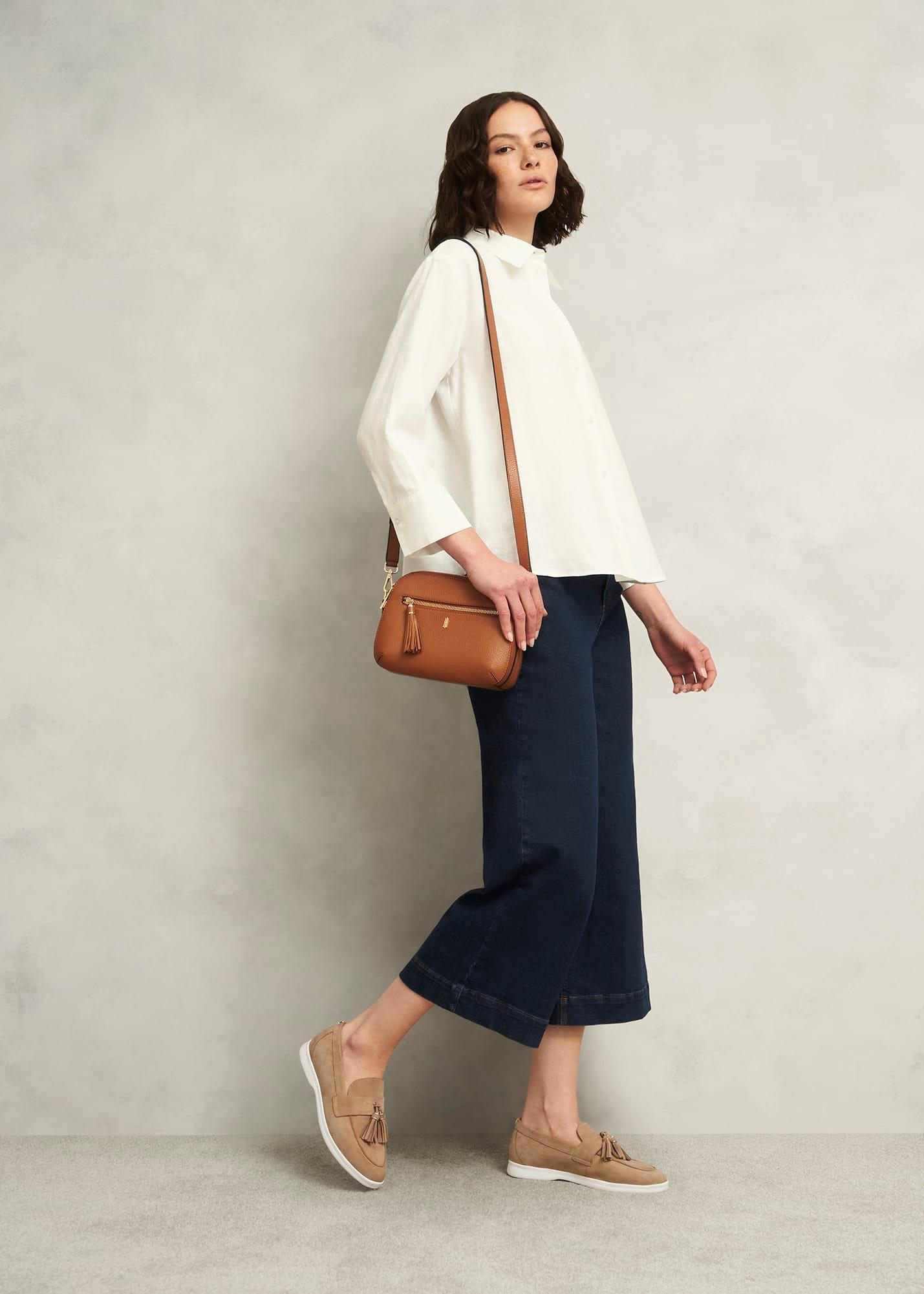 Dorset Suede Loafers, Light Camel, hi-res