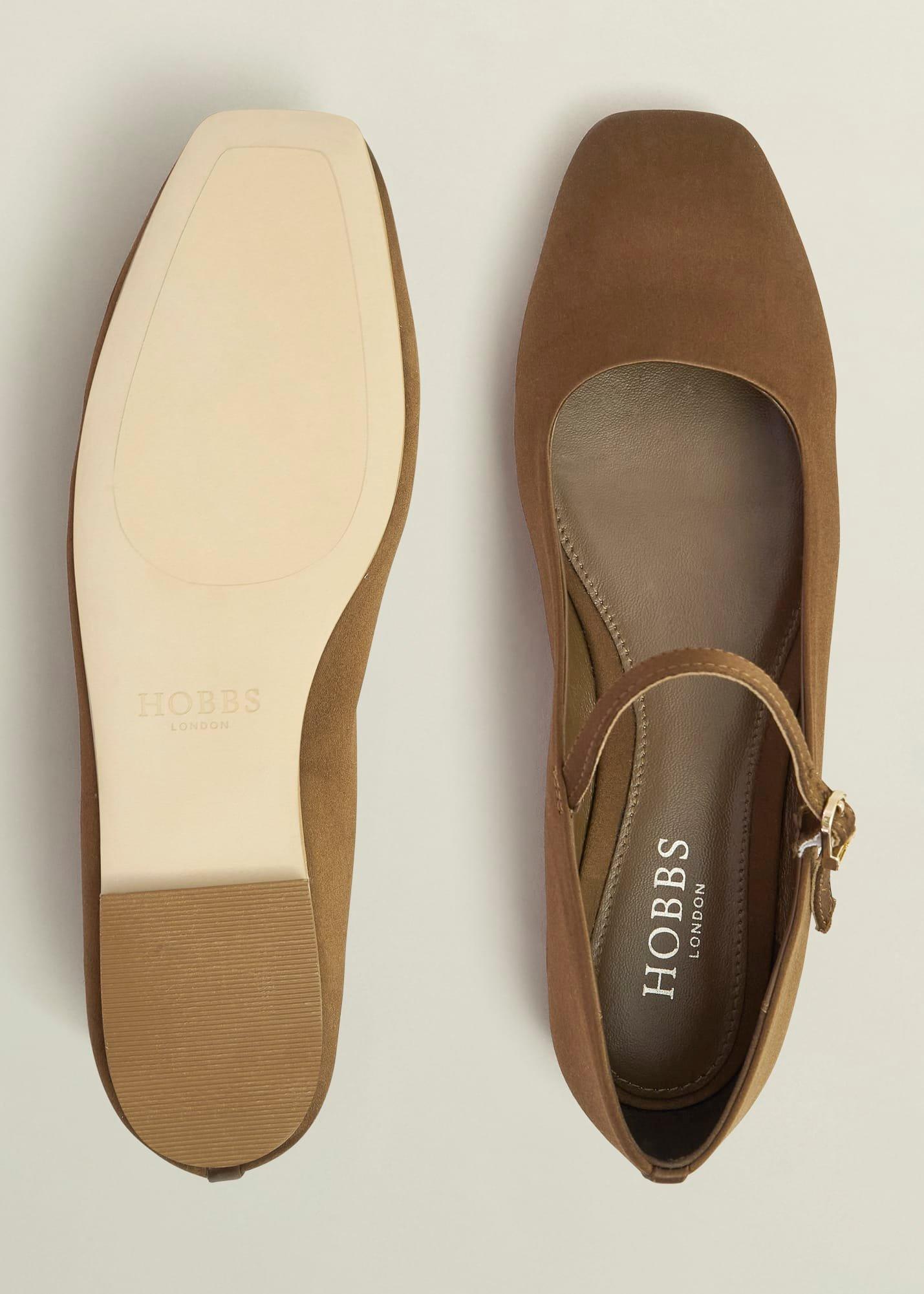 Chrissy Satin Mary Janes, Medlar Brown, hi-res