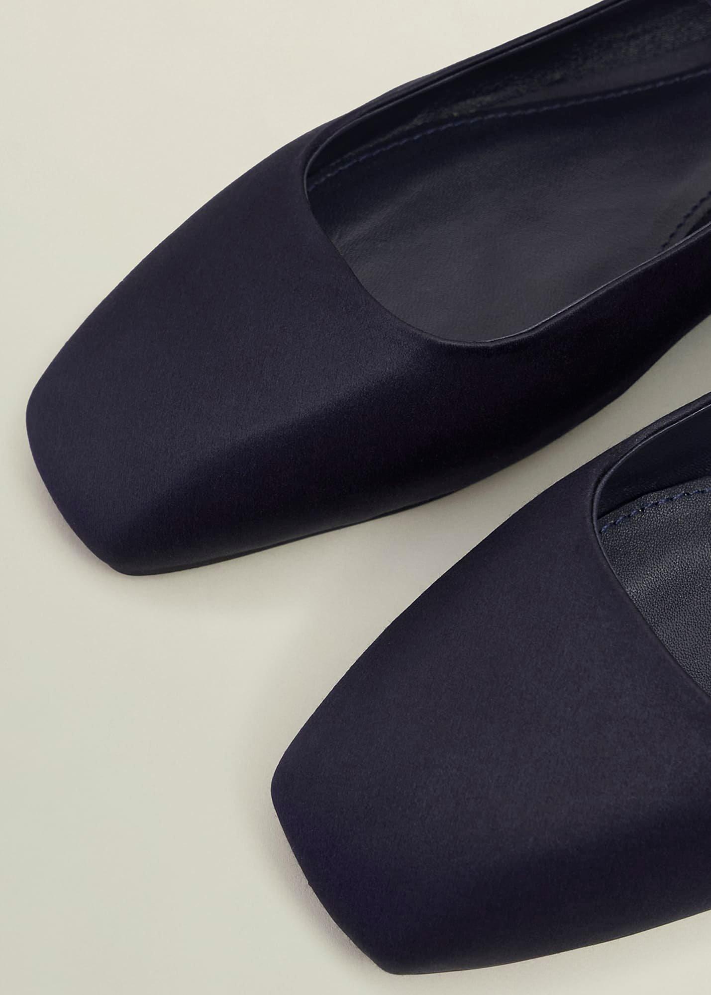 Chrissy Satin Mary Janes, Midnight Navy, hi-res