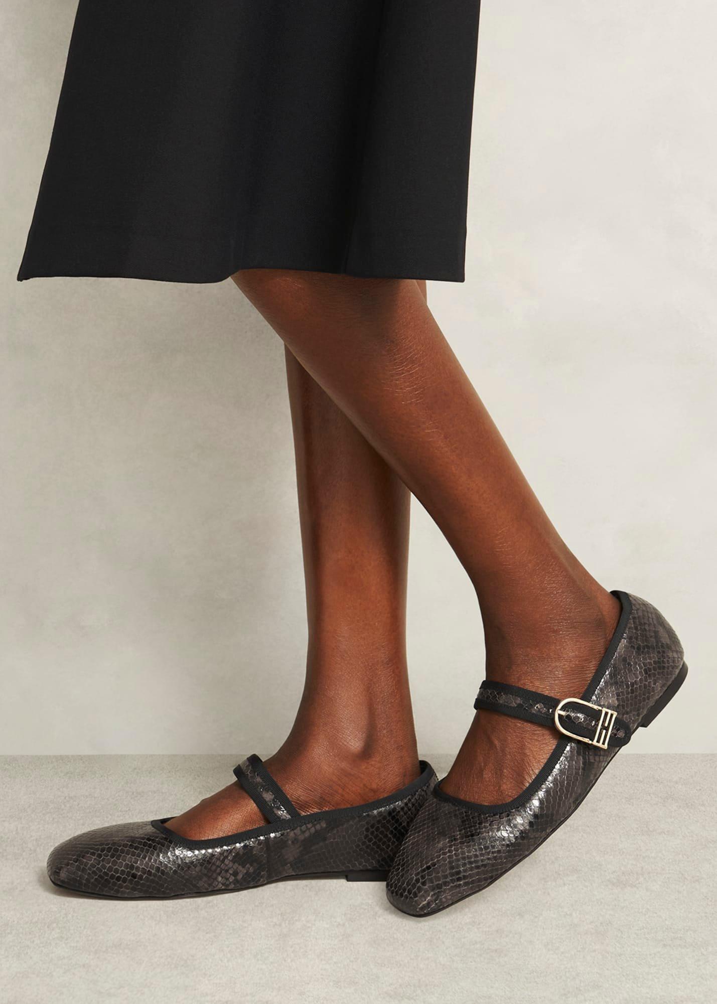 Clara Snake Mary Janes, Snake Print, hi-res