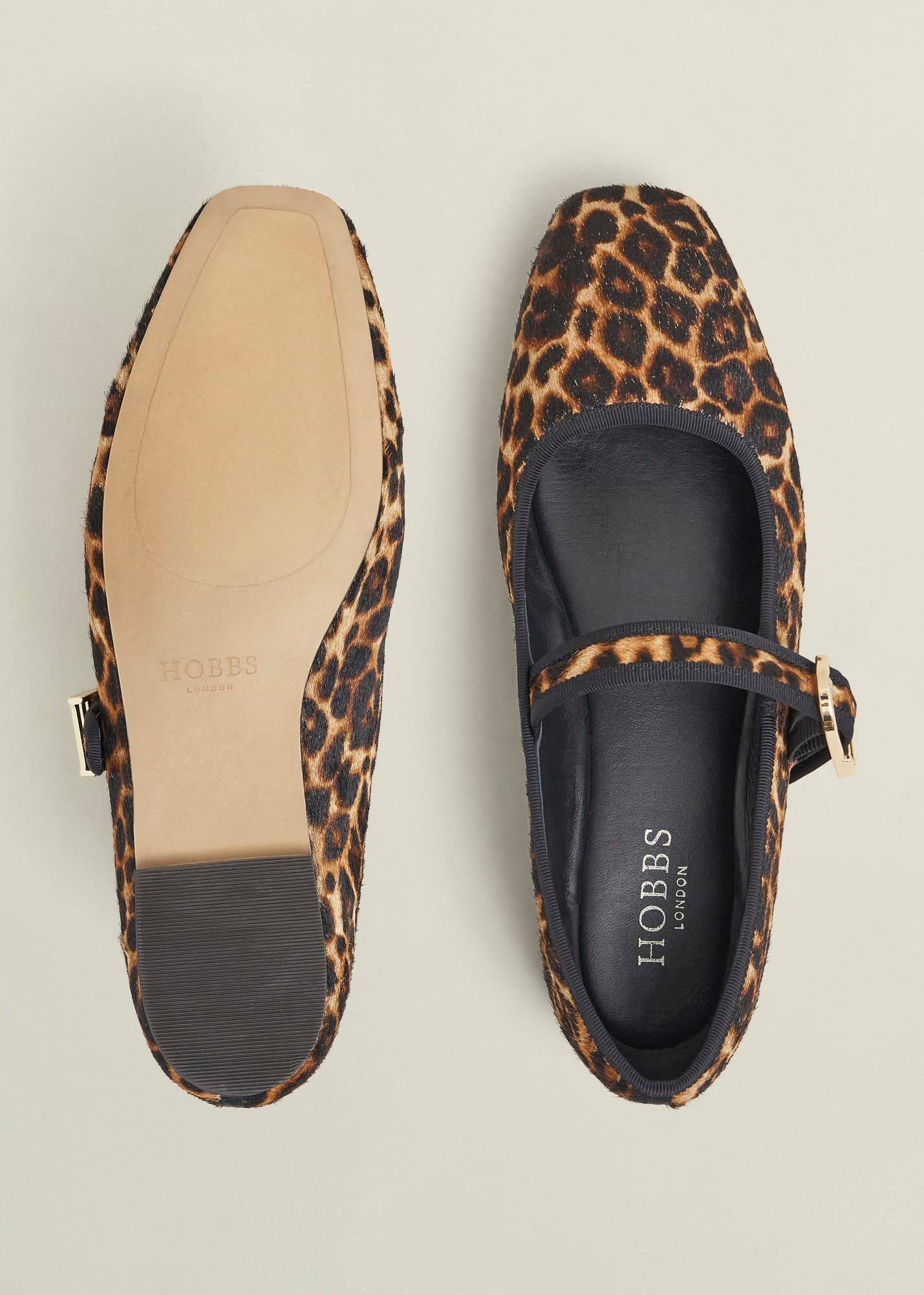 Clara Leopard Mary Janes, Leopard Print, hi-res
