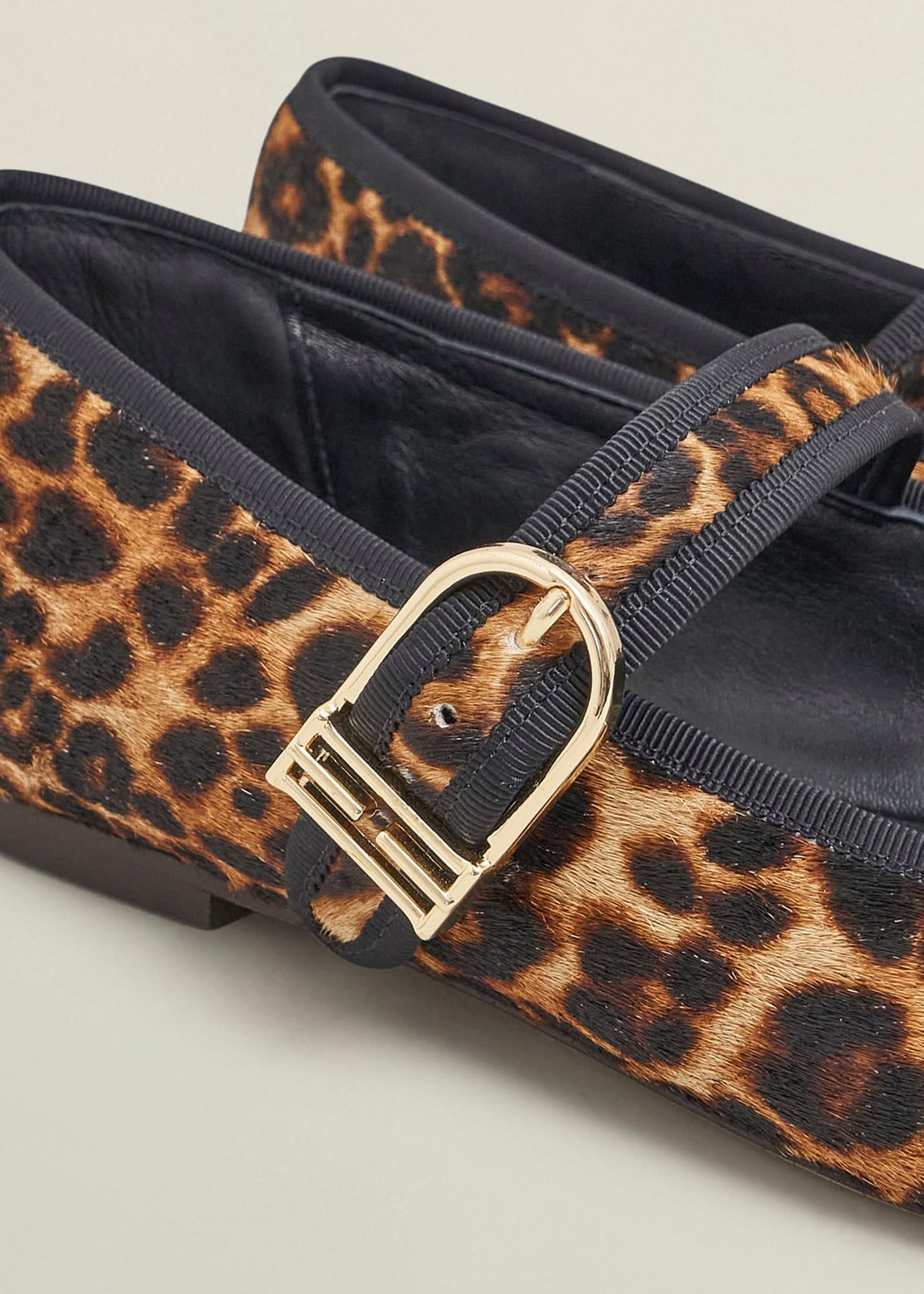 Clara Leopard Mary Janes, Leopard Print, hi-res