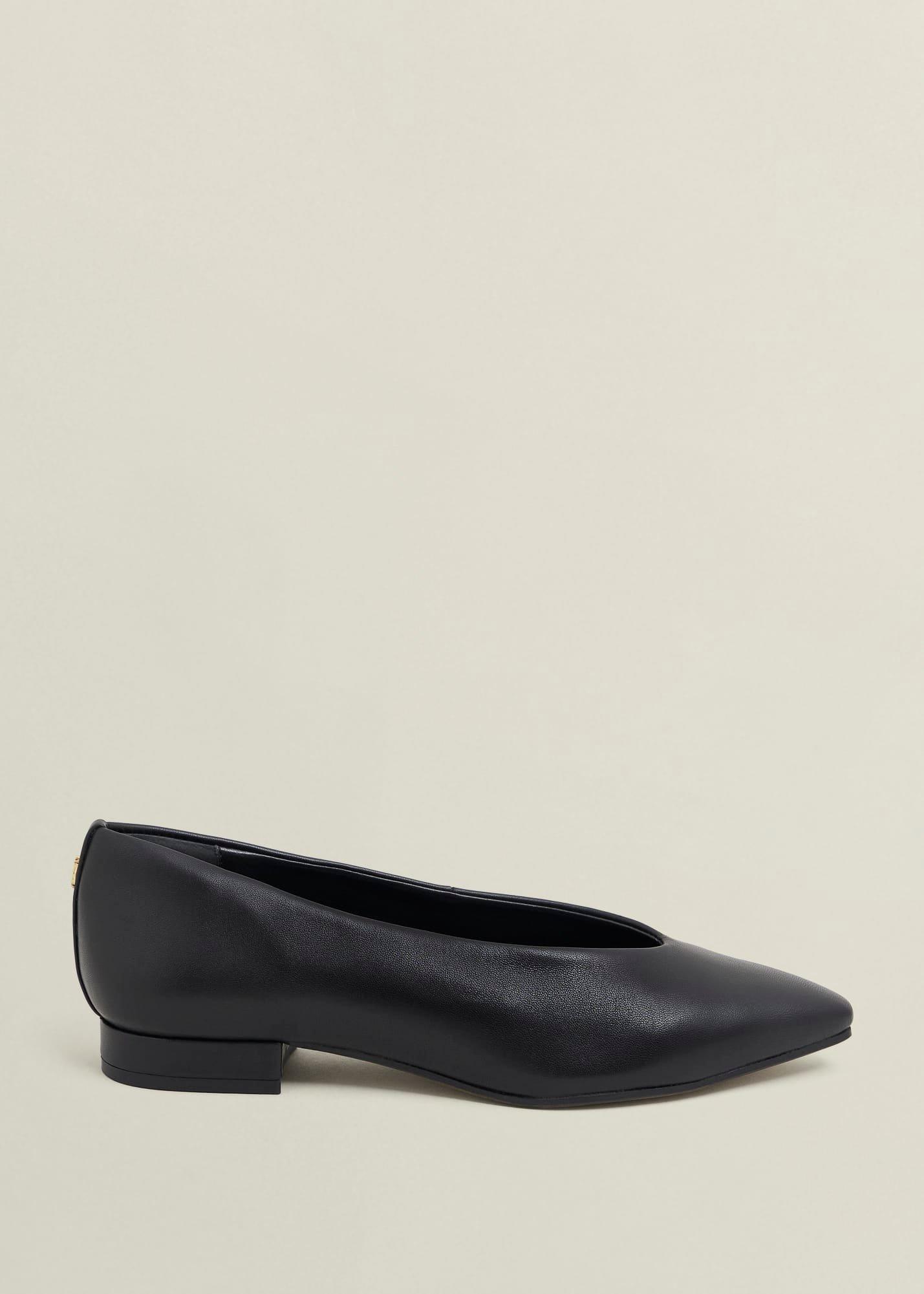 Asher Leather Ballerinas
