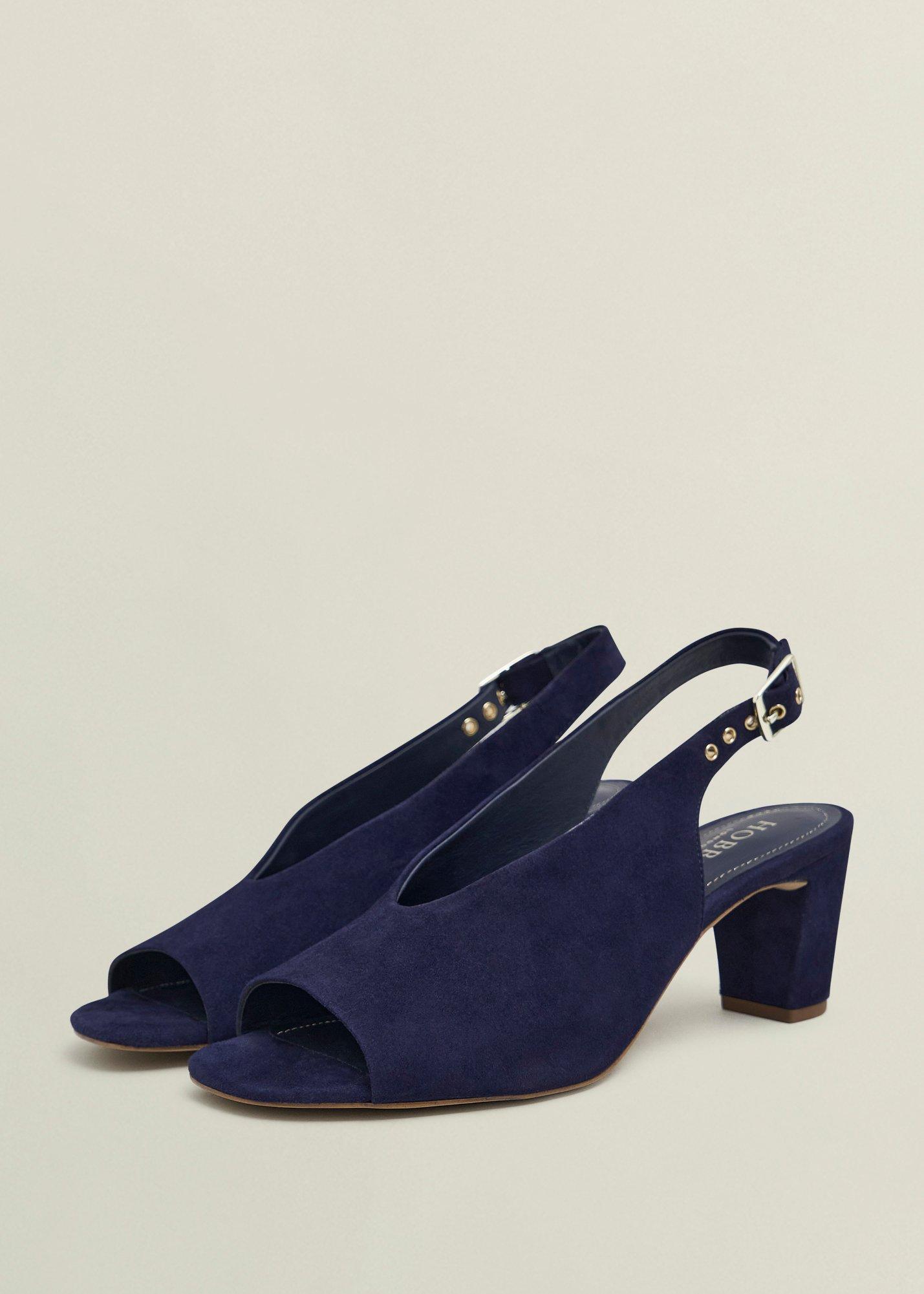 Kali Suede Sandals, Midnight Navy, hi-res