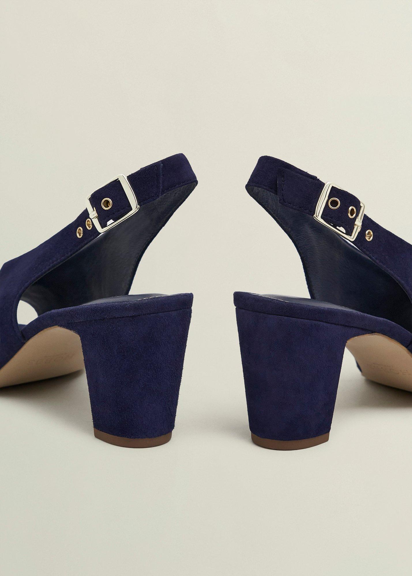 Kali Suede Sandals, Midnight Navy, hi-res