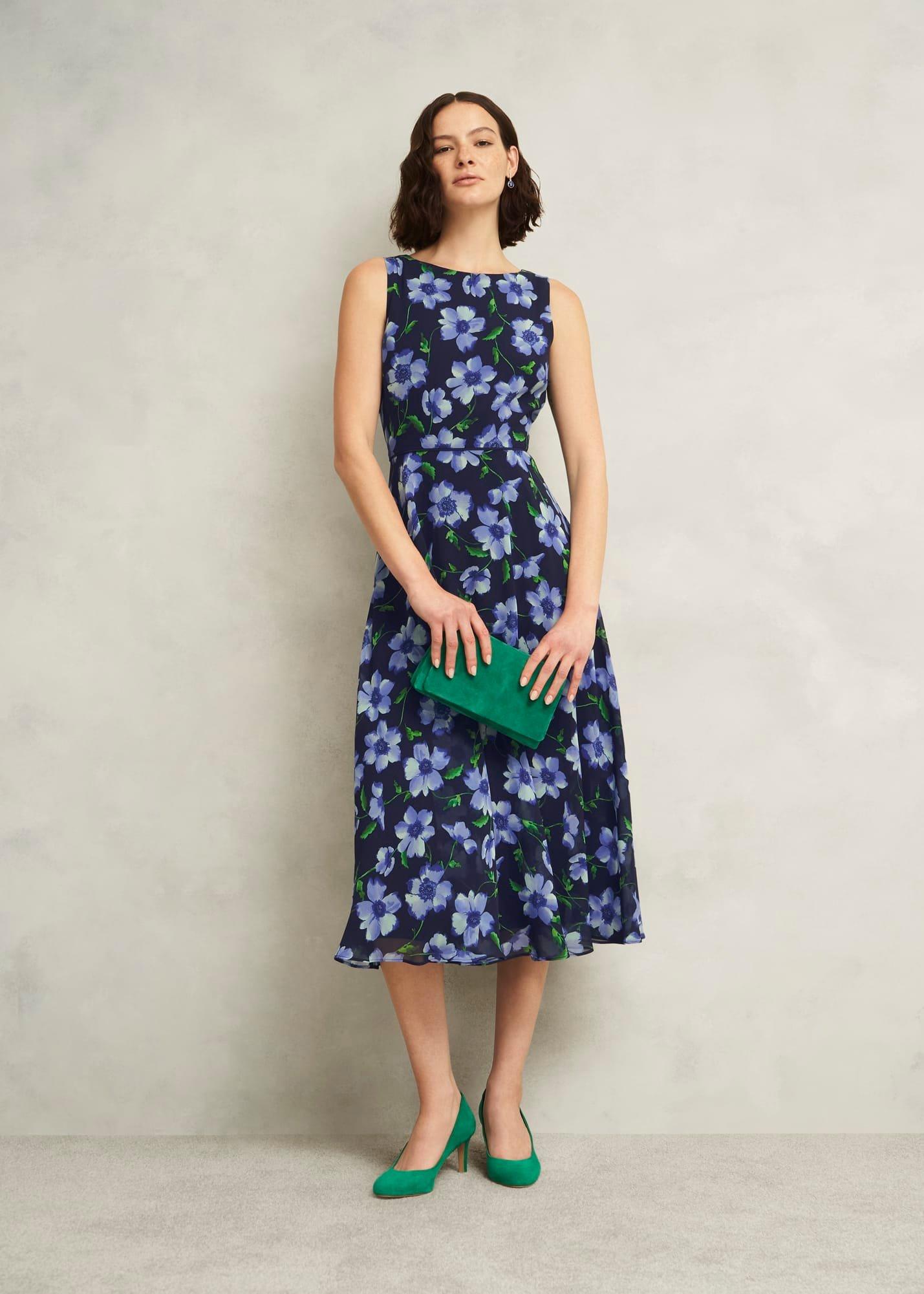 Lizzie Suede Courts, Amethyst Green, hi-res