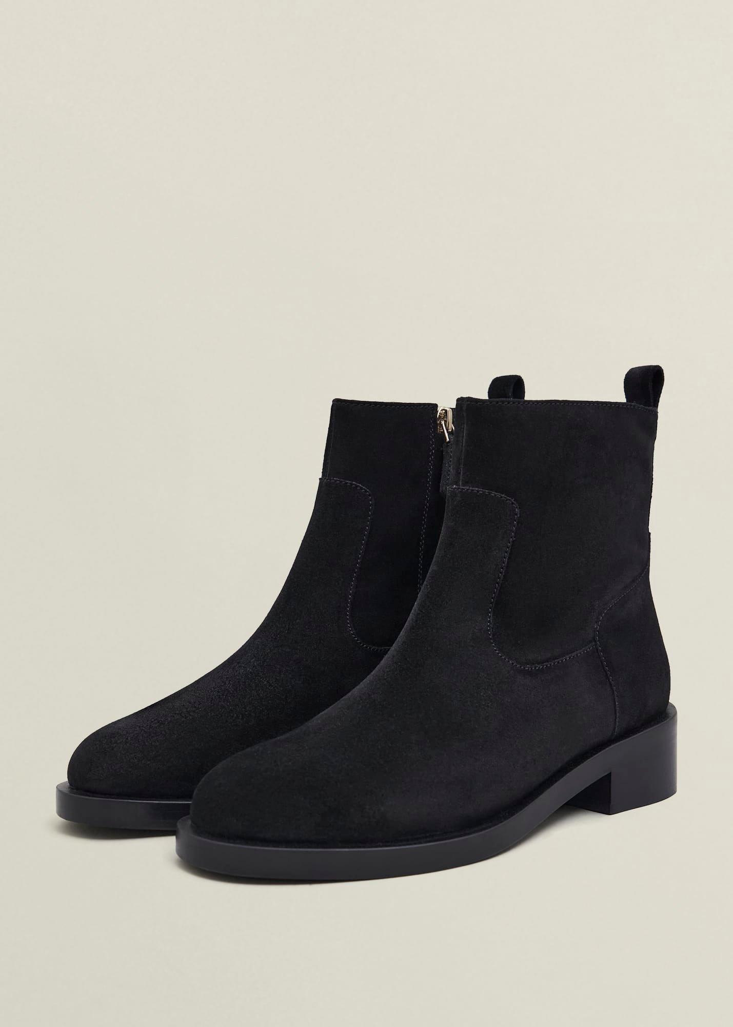 Georgie Ankle Boots, Black, hi-res