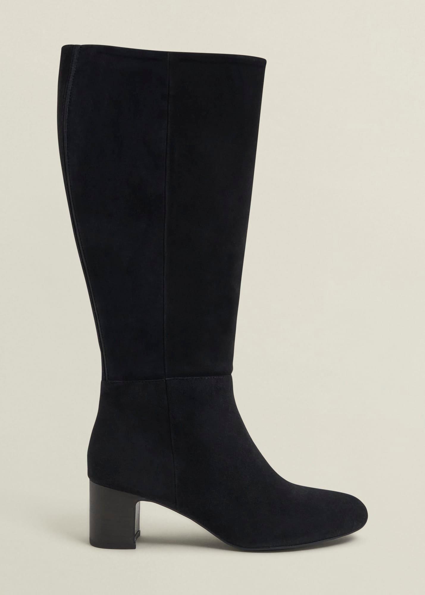 Caroline Suede Knee Boots