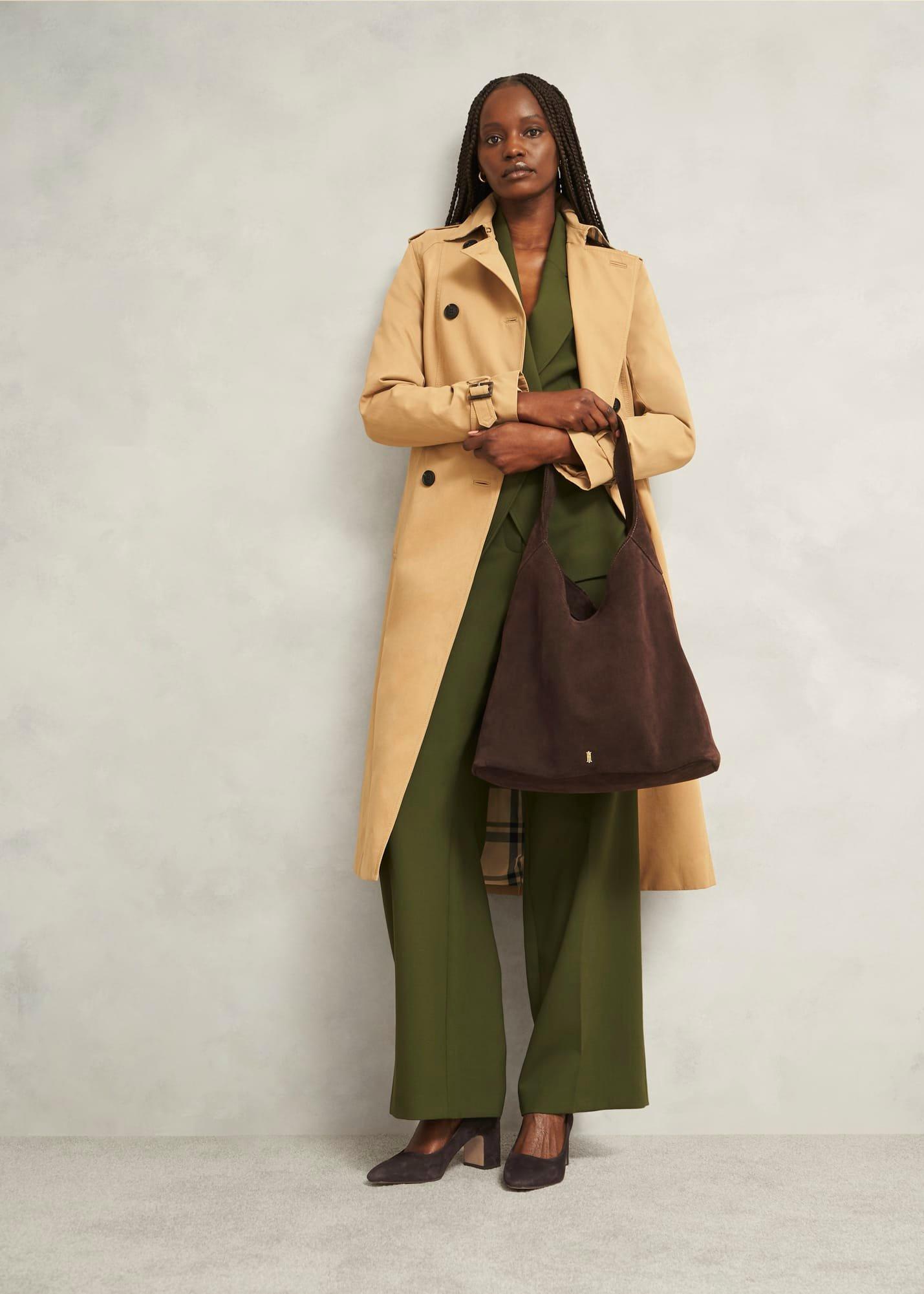 Lily Suede Courts, Chocolate Brown, hi-res