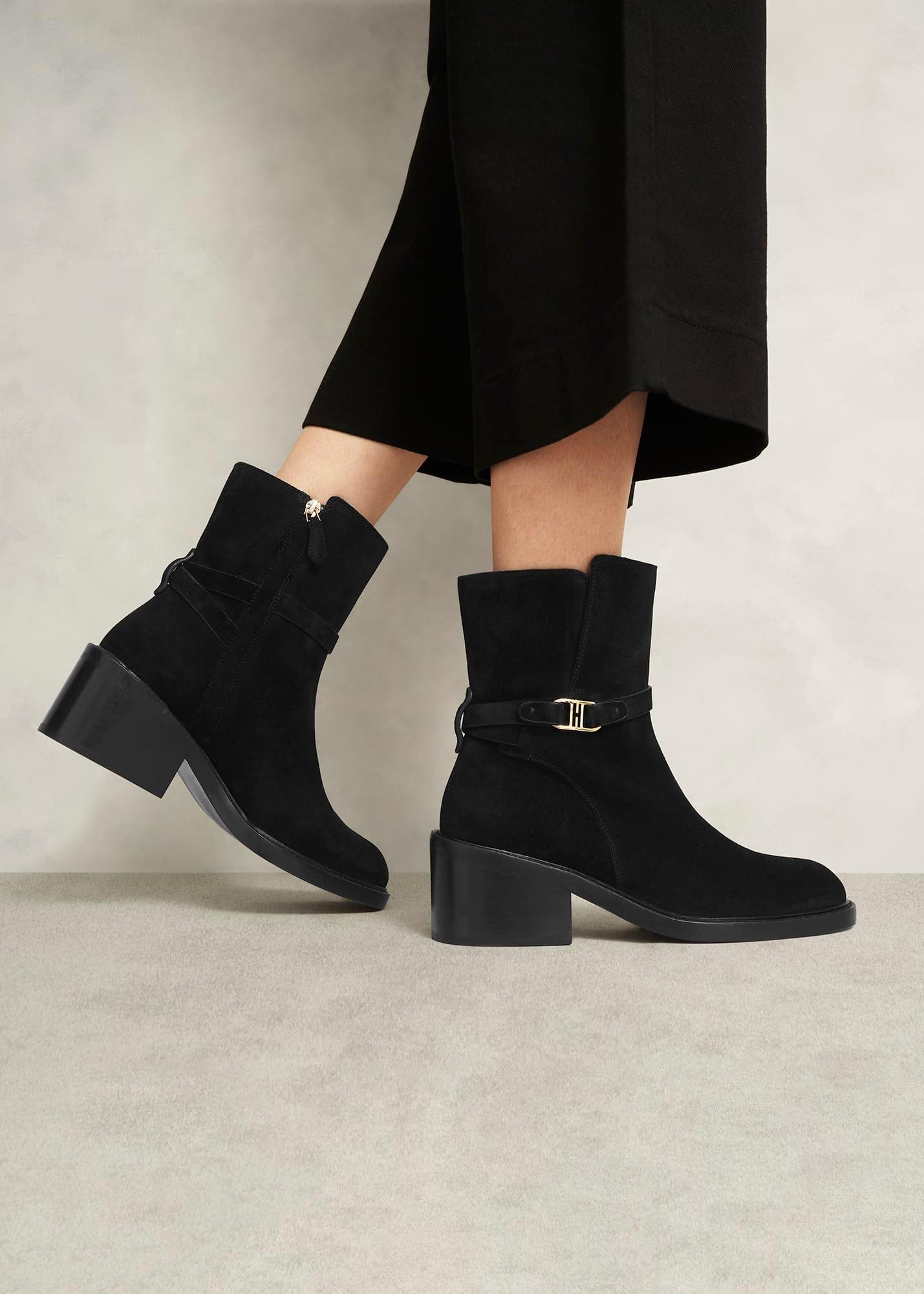 Sydney Ankle Boots, Black, hi-res