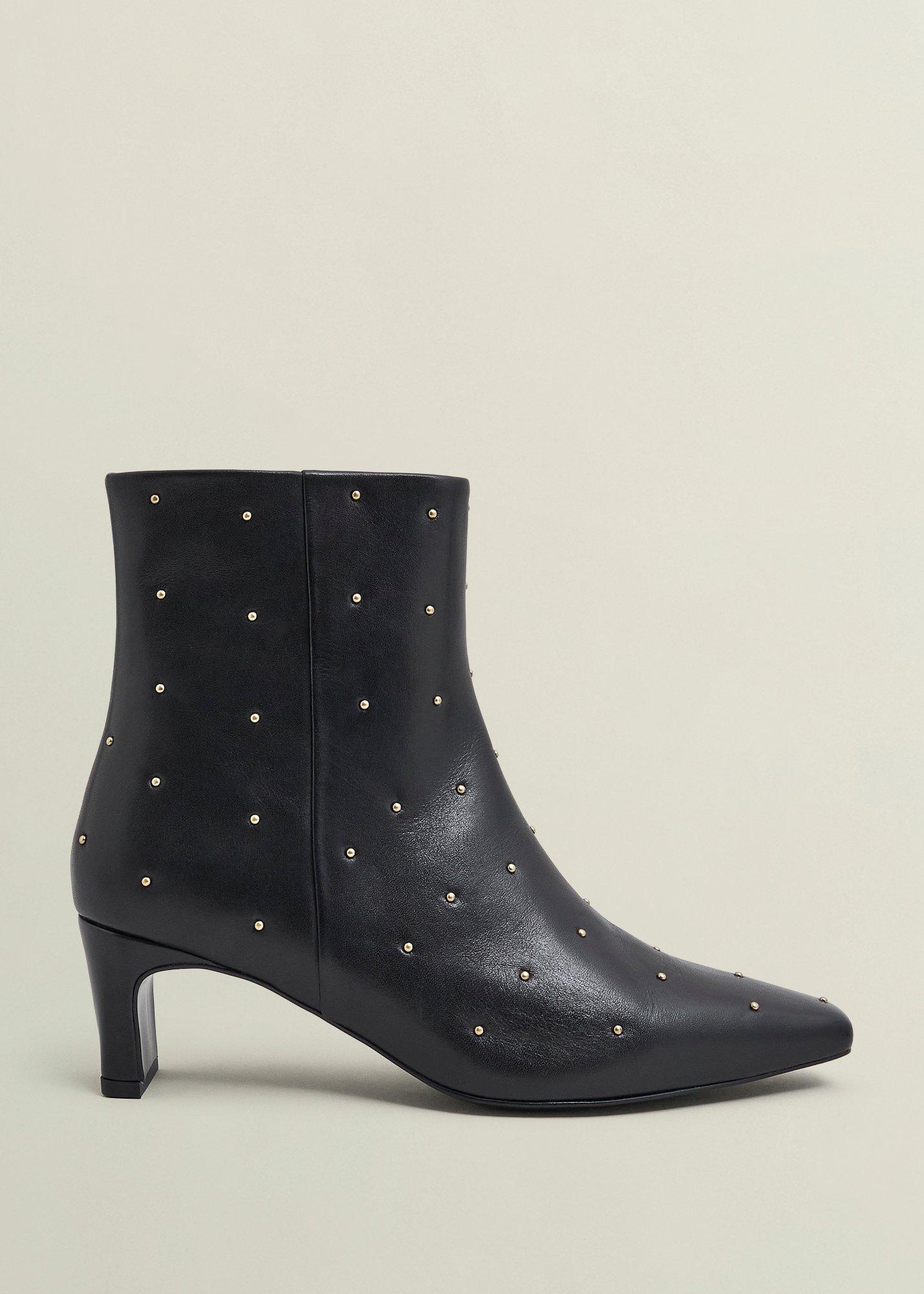 Isla Stud Ankle Boots