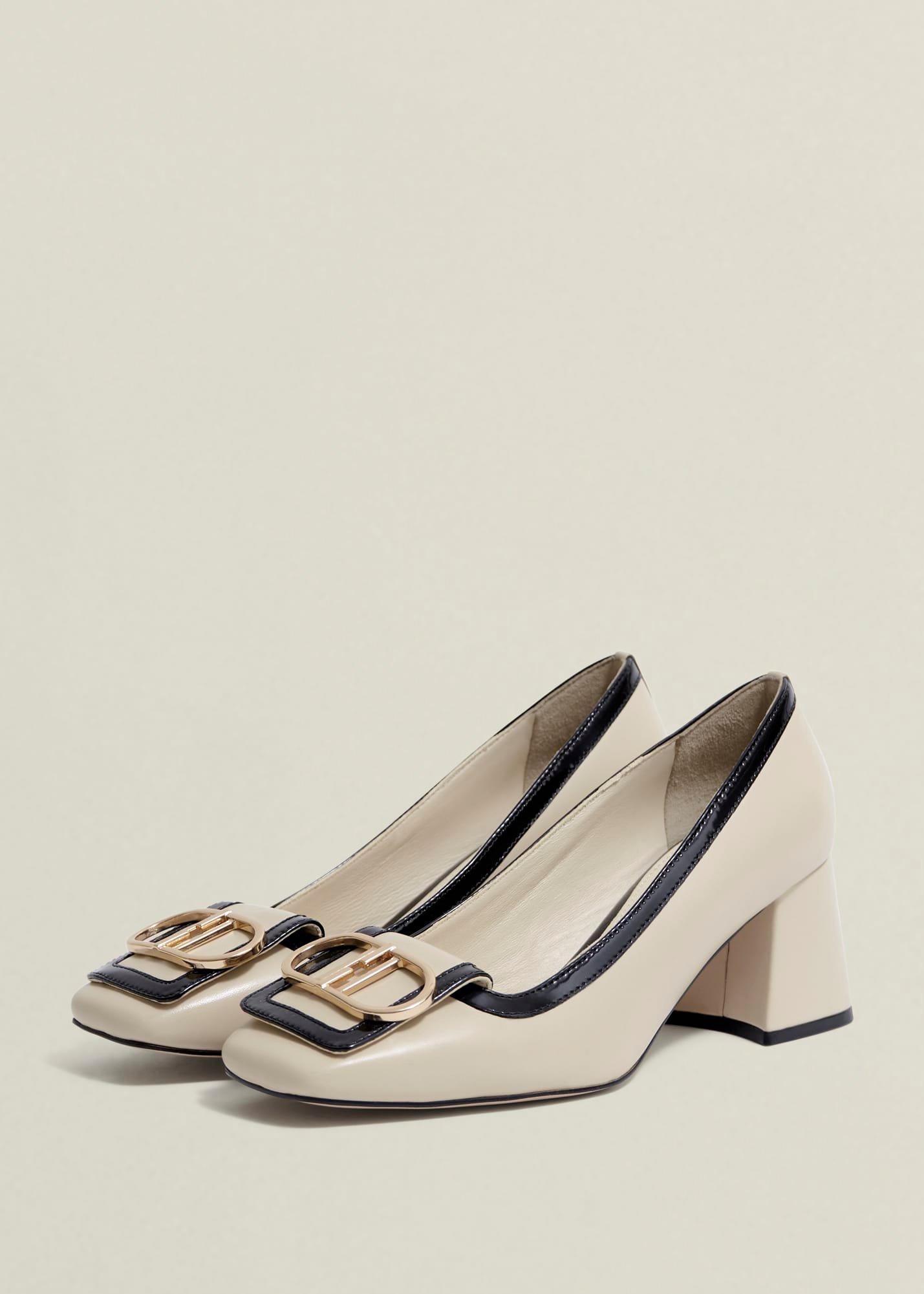 Lexia Leather Courts, Beige Black, hi-res