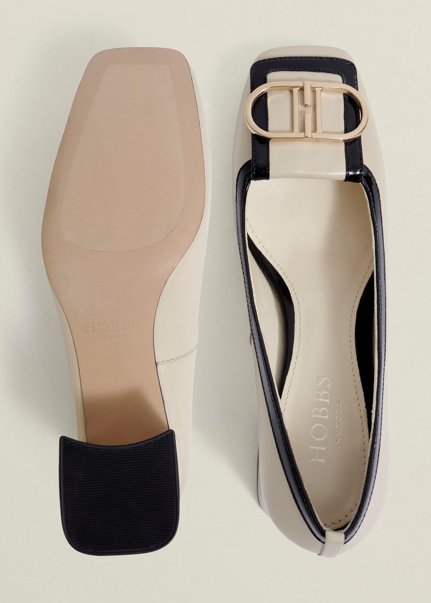 Lexia Leather Courts, Beige Black, hi-res