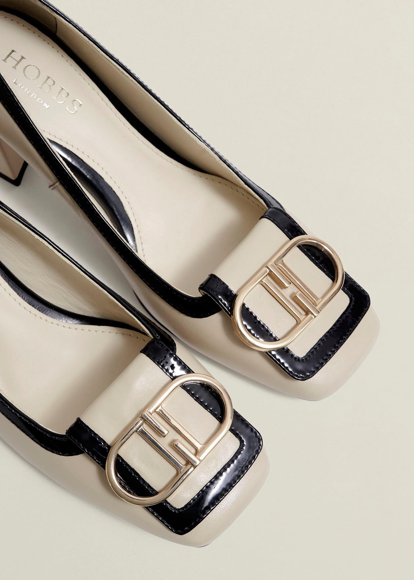 Lexia Leather Courts, Beige Black, hi-res