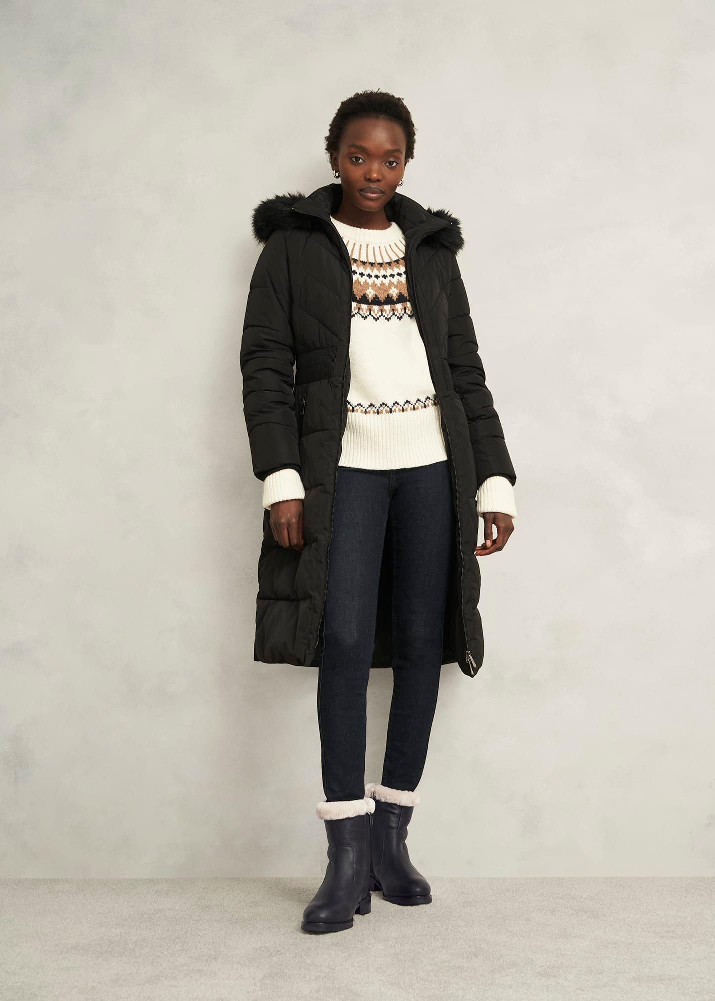 Josie Shearling Lined Boots, Black, hi-res