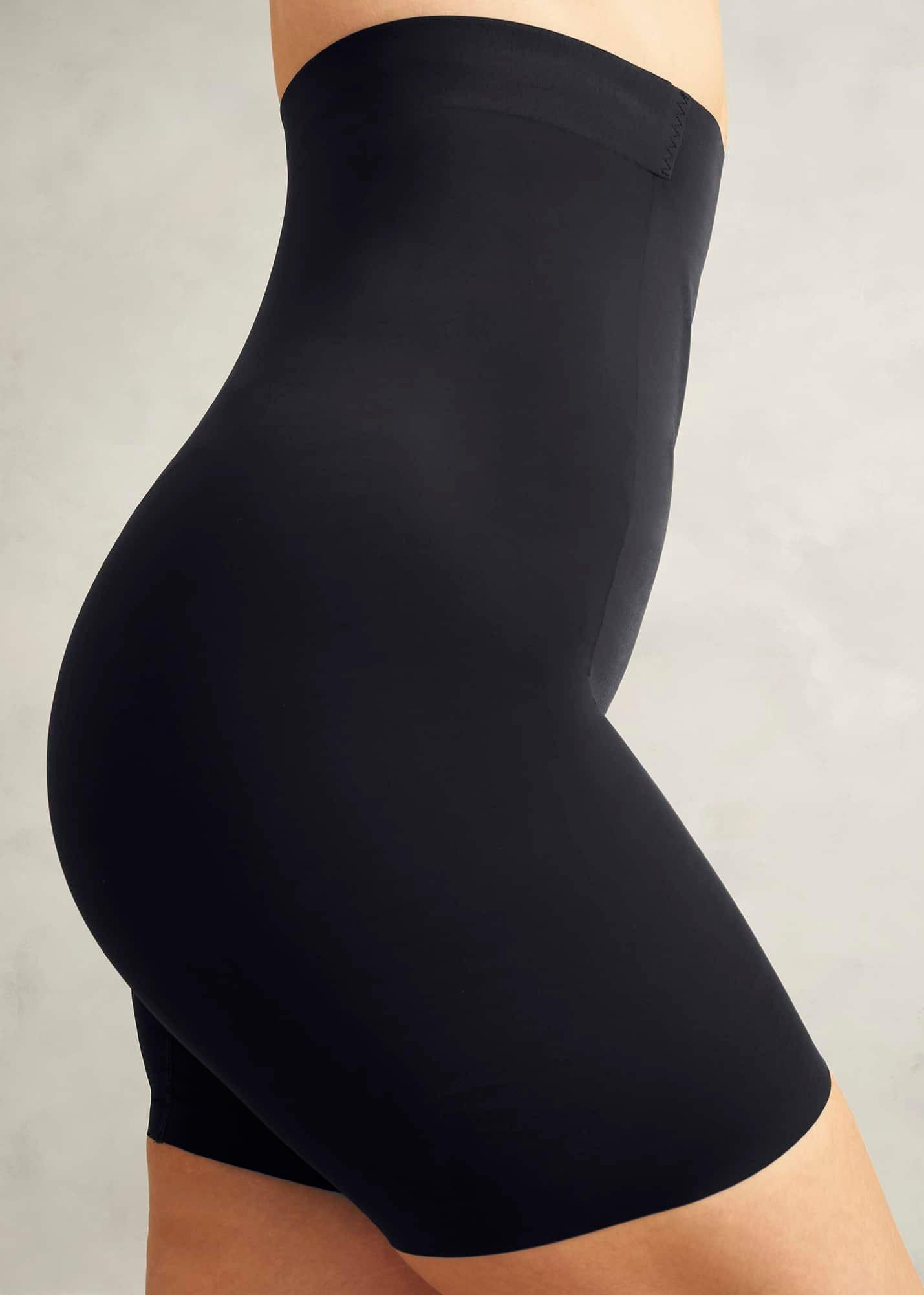 Moderate Control High Waist Long Leg Shaper , Black, hi-res