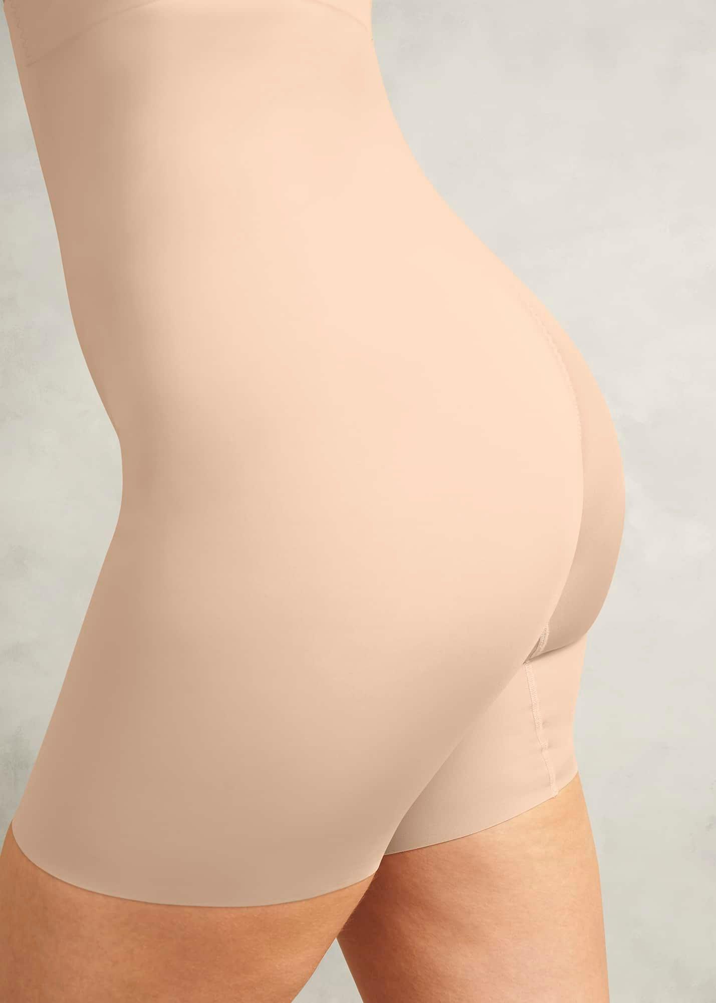 Moderate Control High Waist Long Leg Shaper , Frappe, hi-res