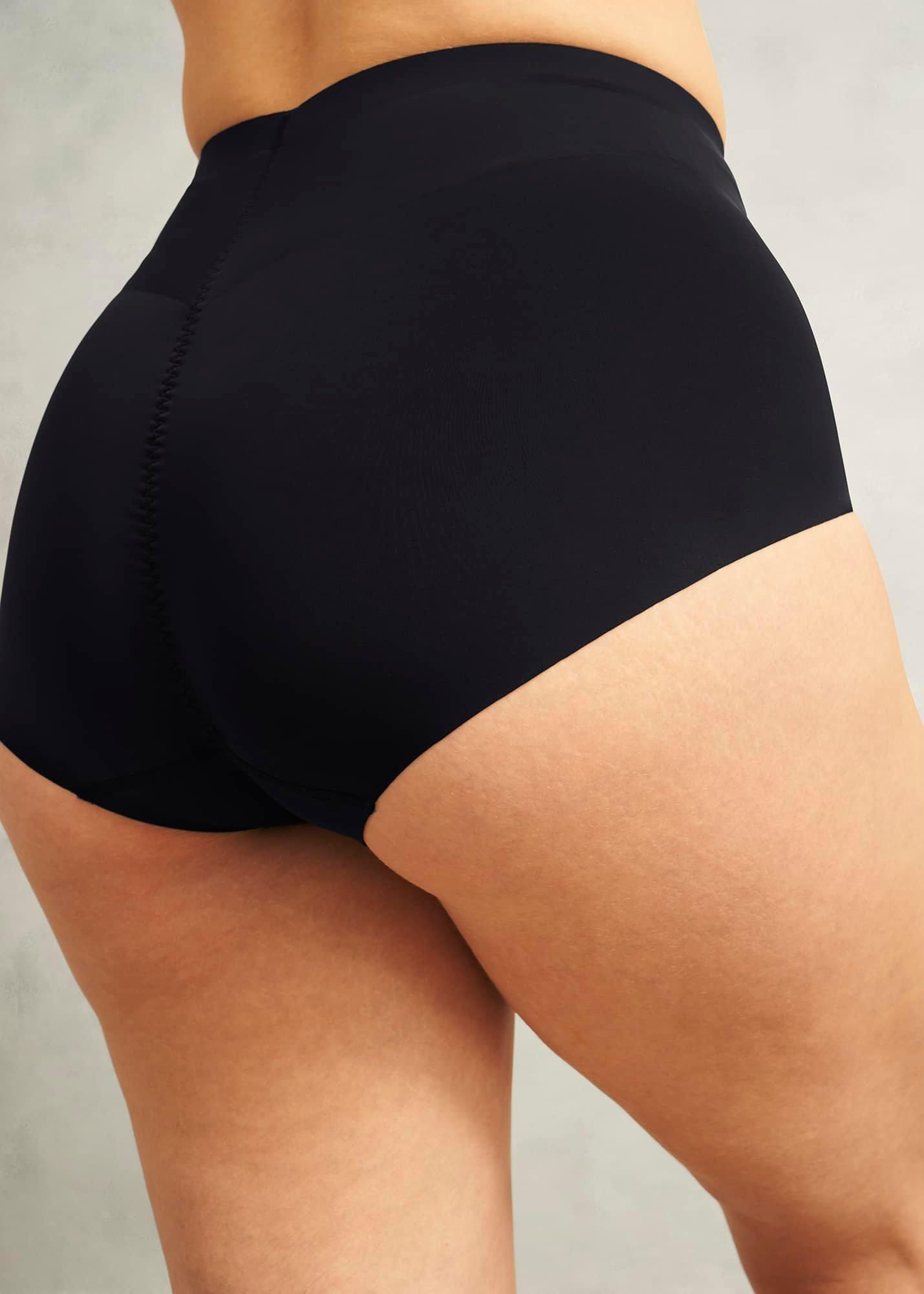 Moderate Control Shaping Brief, Black, hi-res