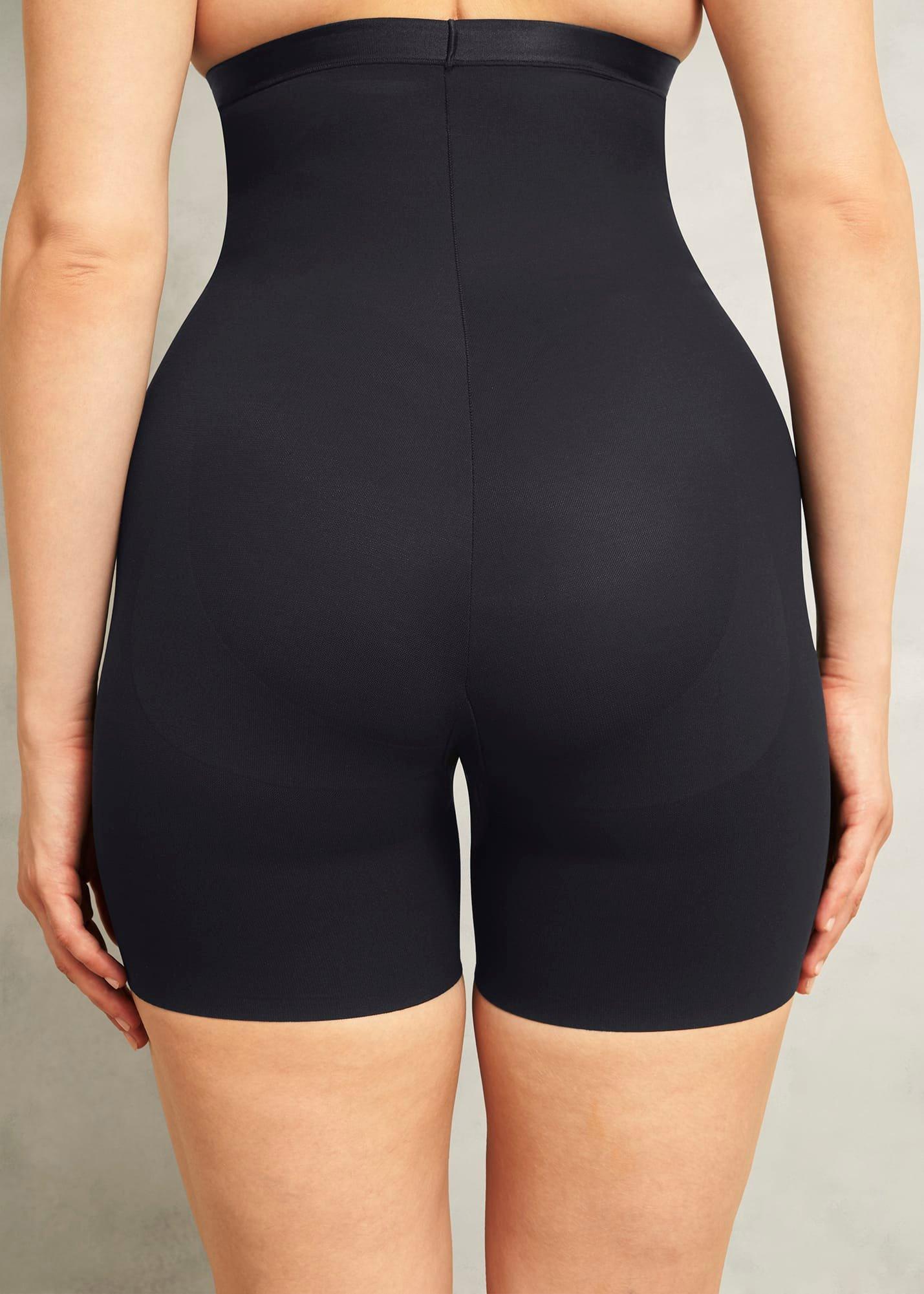 Firm Control Hourglass High Waist Thigh Shaper, Black, hi-res