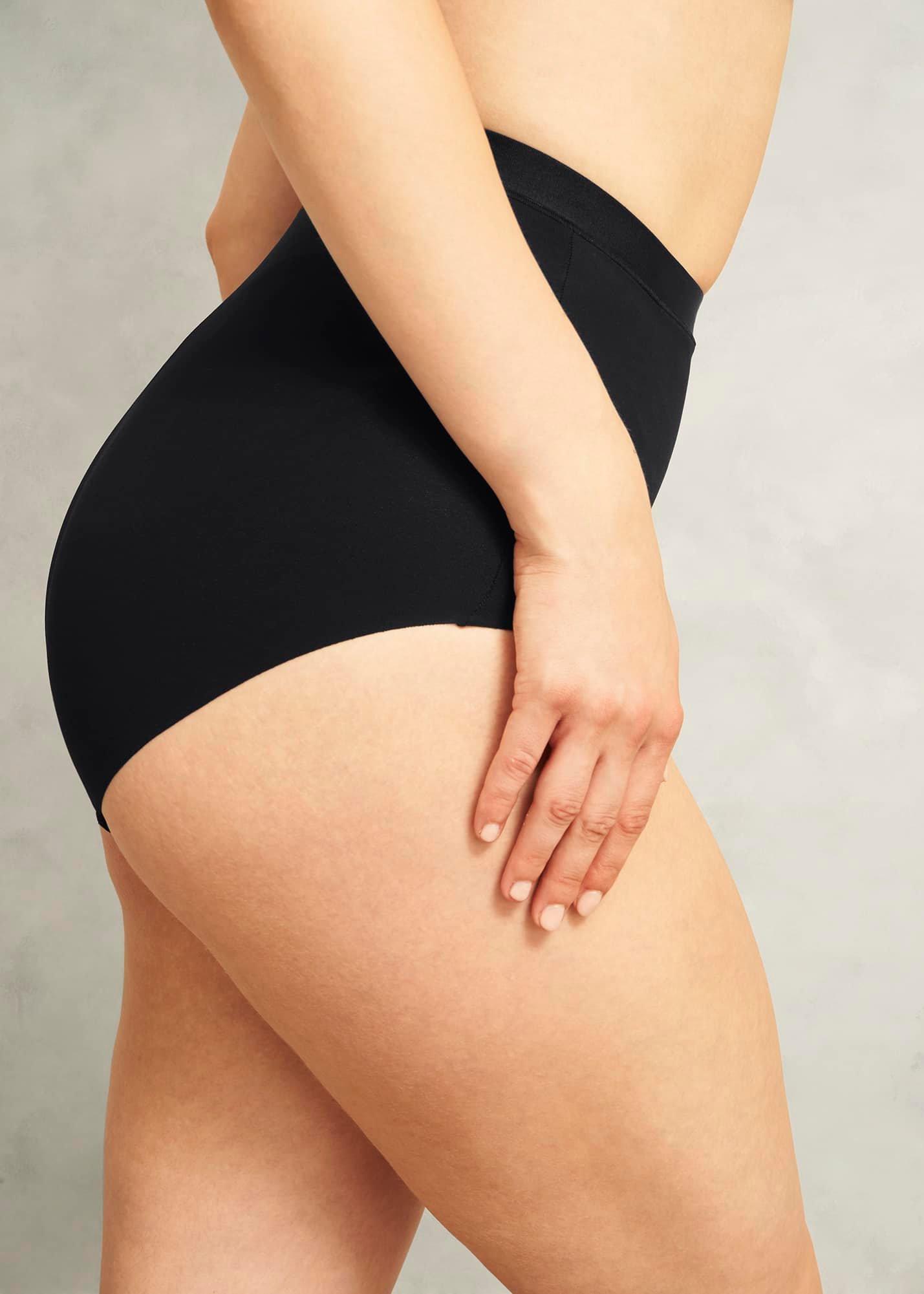 Firm Control Hourglass Shaping Brief , Black, hi-res