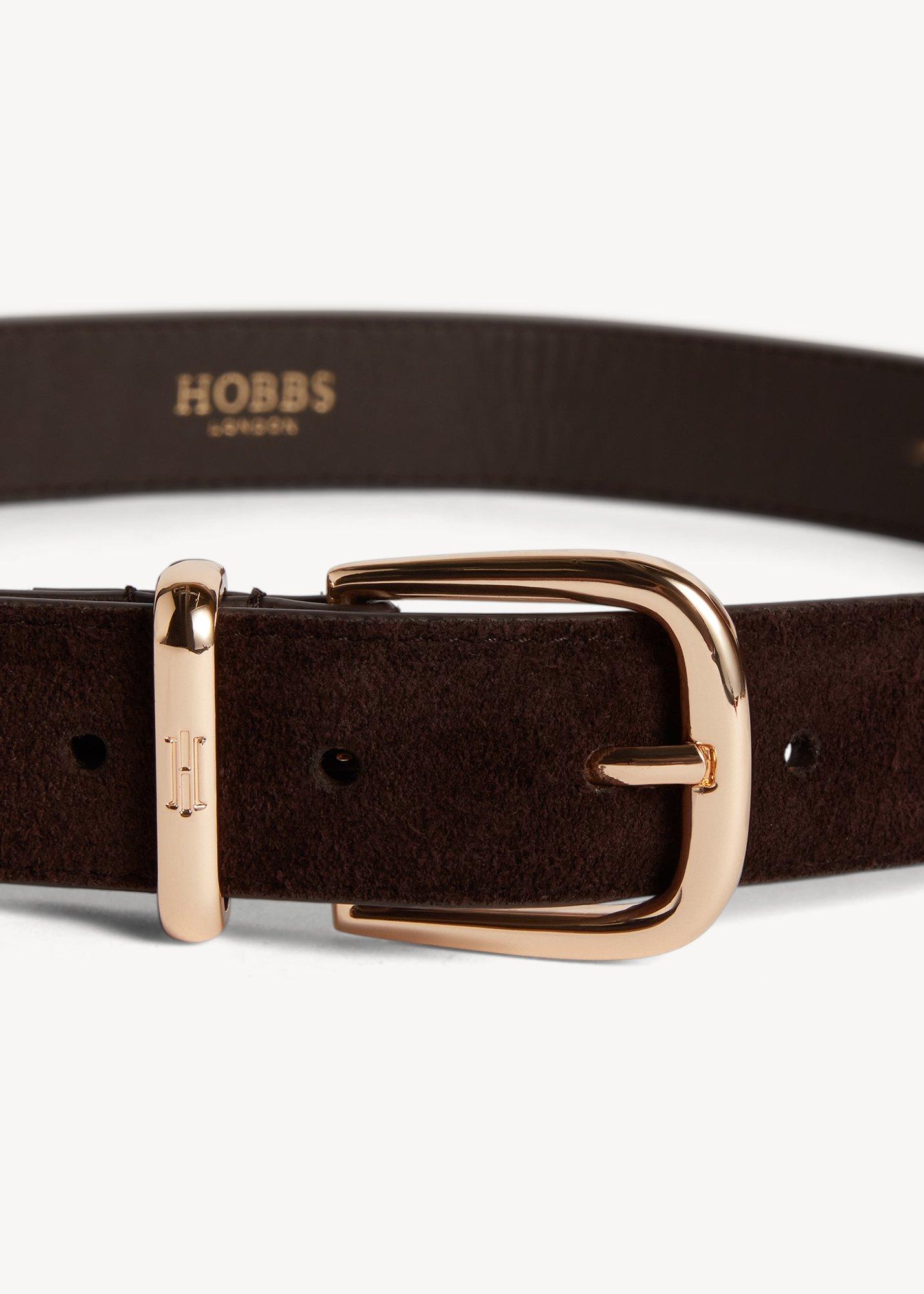 Nima Suede Belt, Alder Brown, hi-res