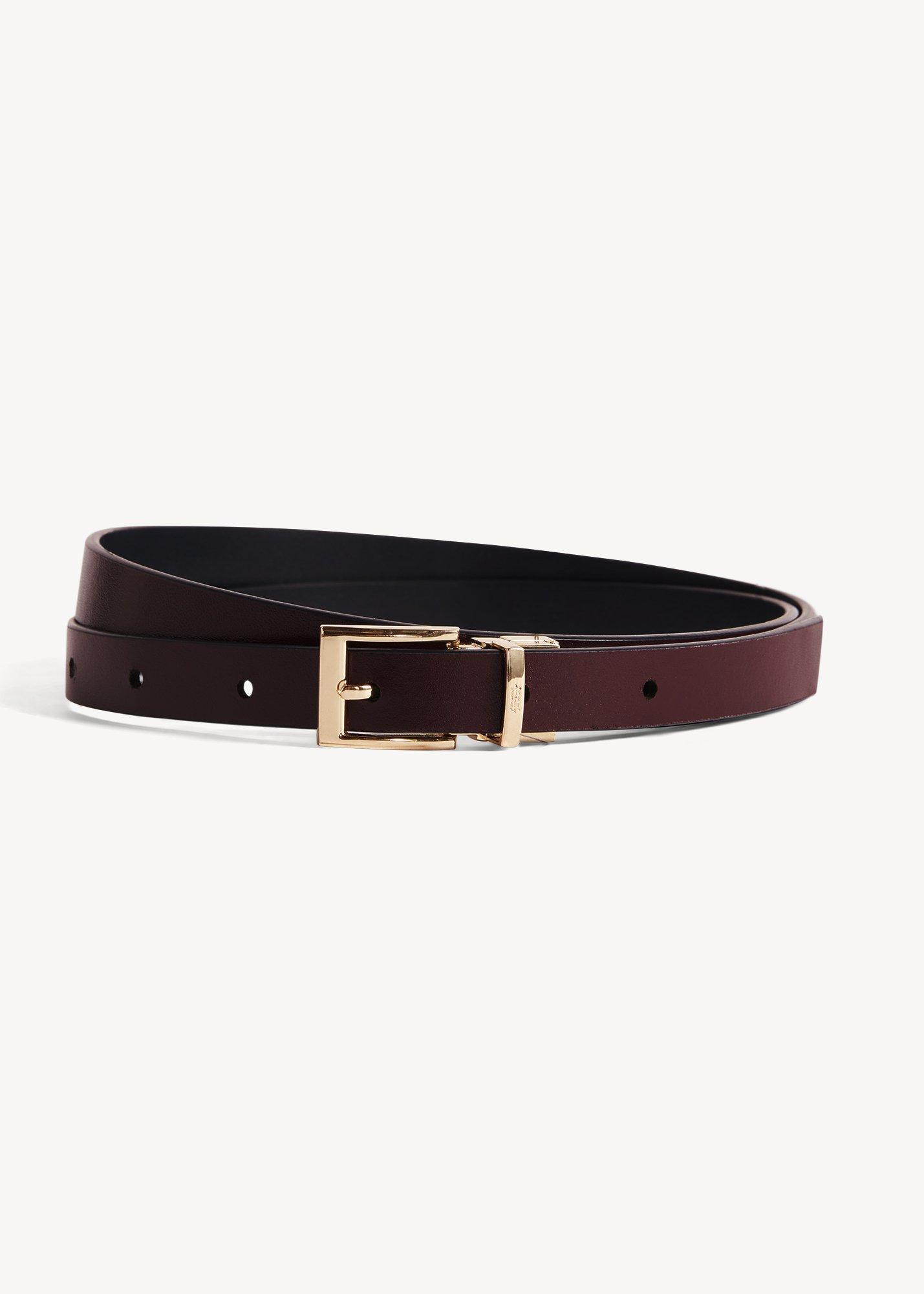 Pauline Skinny Leather Belt