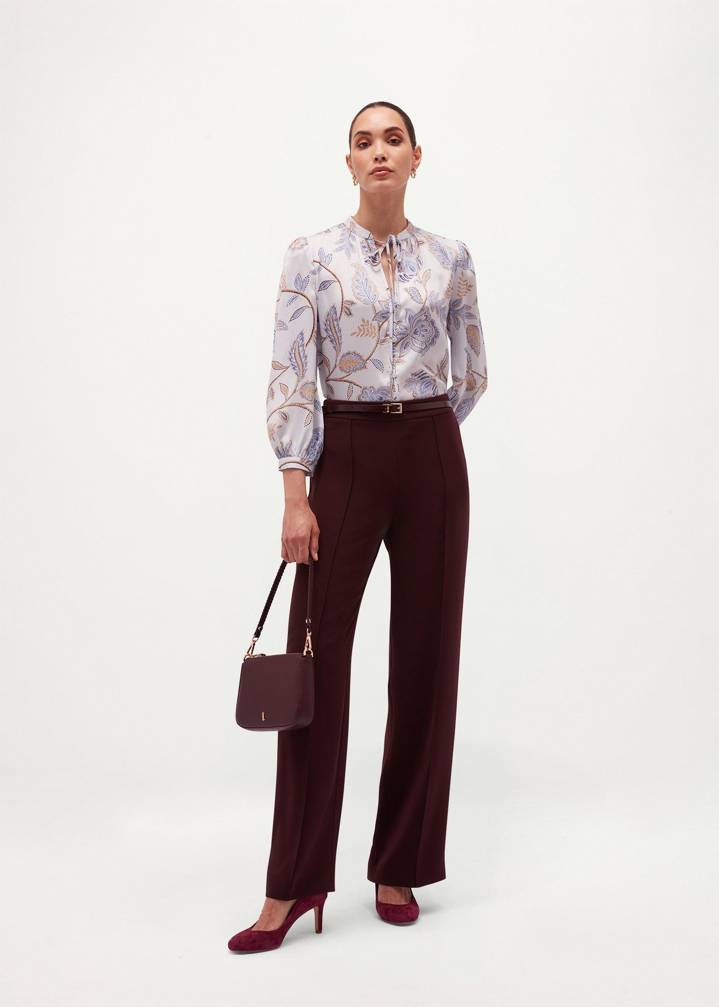 Pauline Skinny Leather Belt, Fig Purple Navy, hi-res