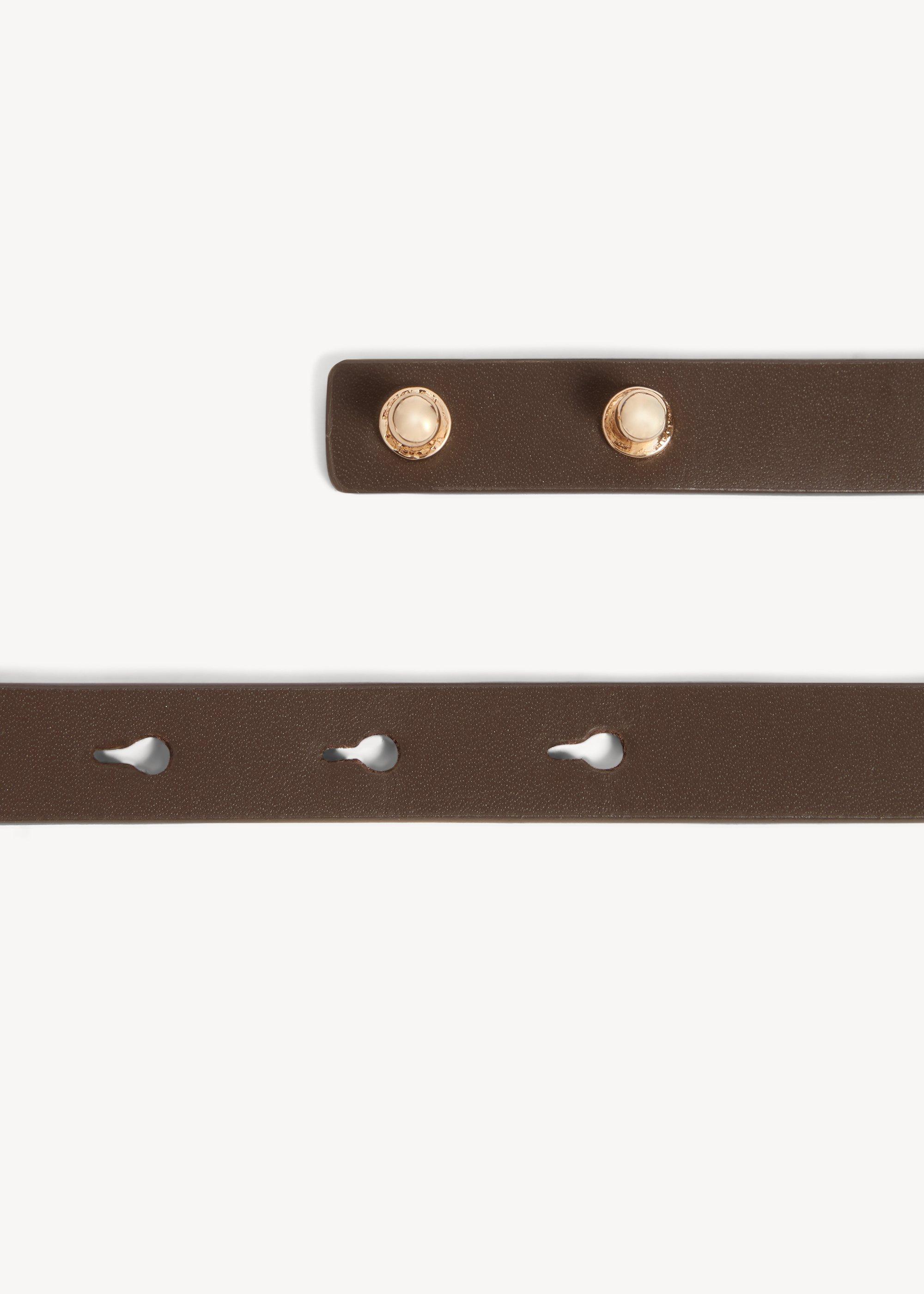 Florentina Leather Belt, Alder Brown, hi-res
