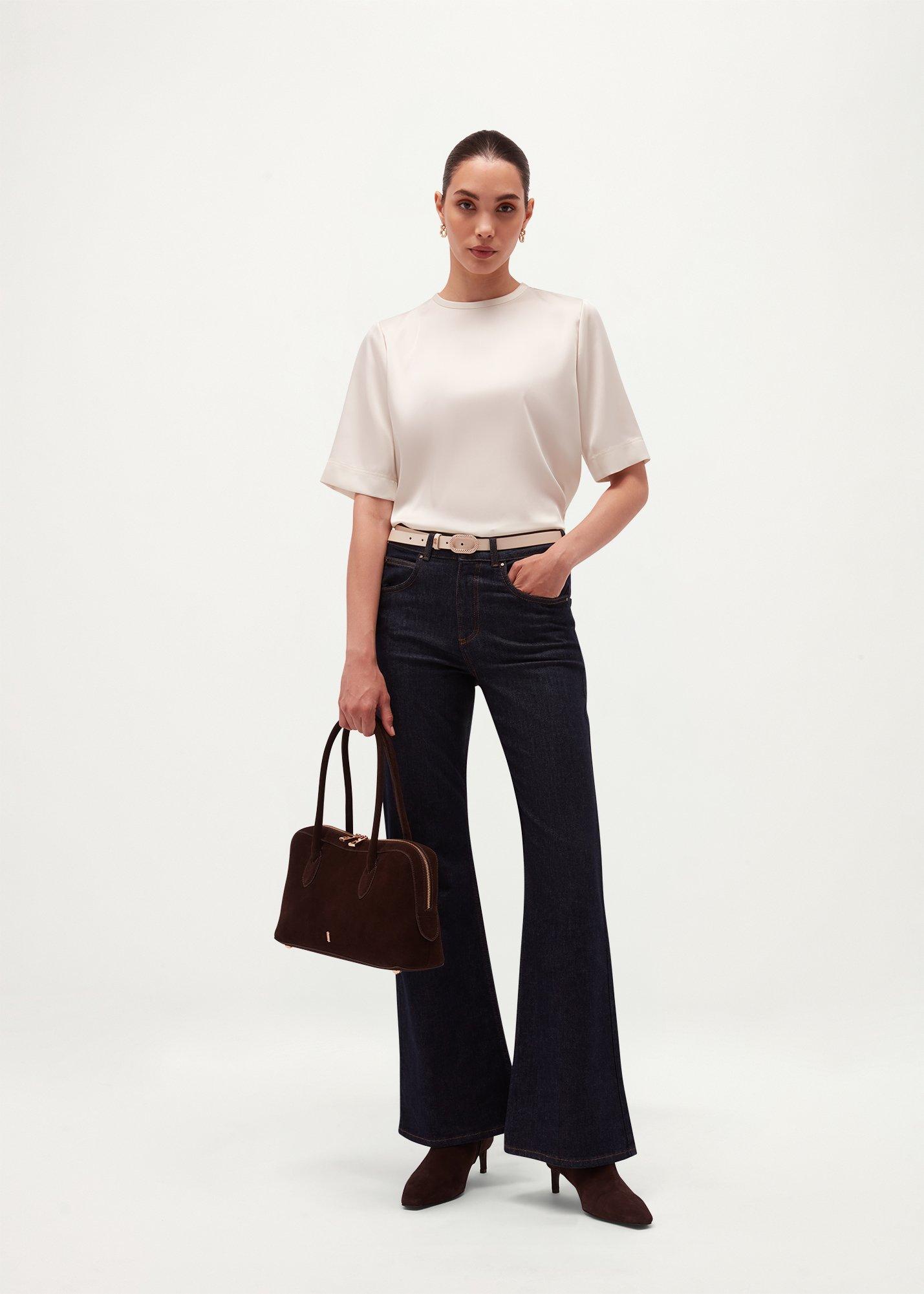Diane Pearl Belt, Warm Ivory, hi-res