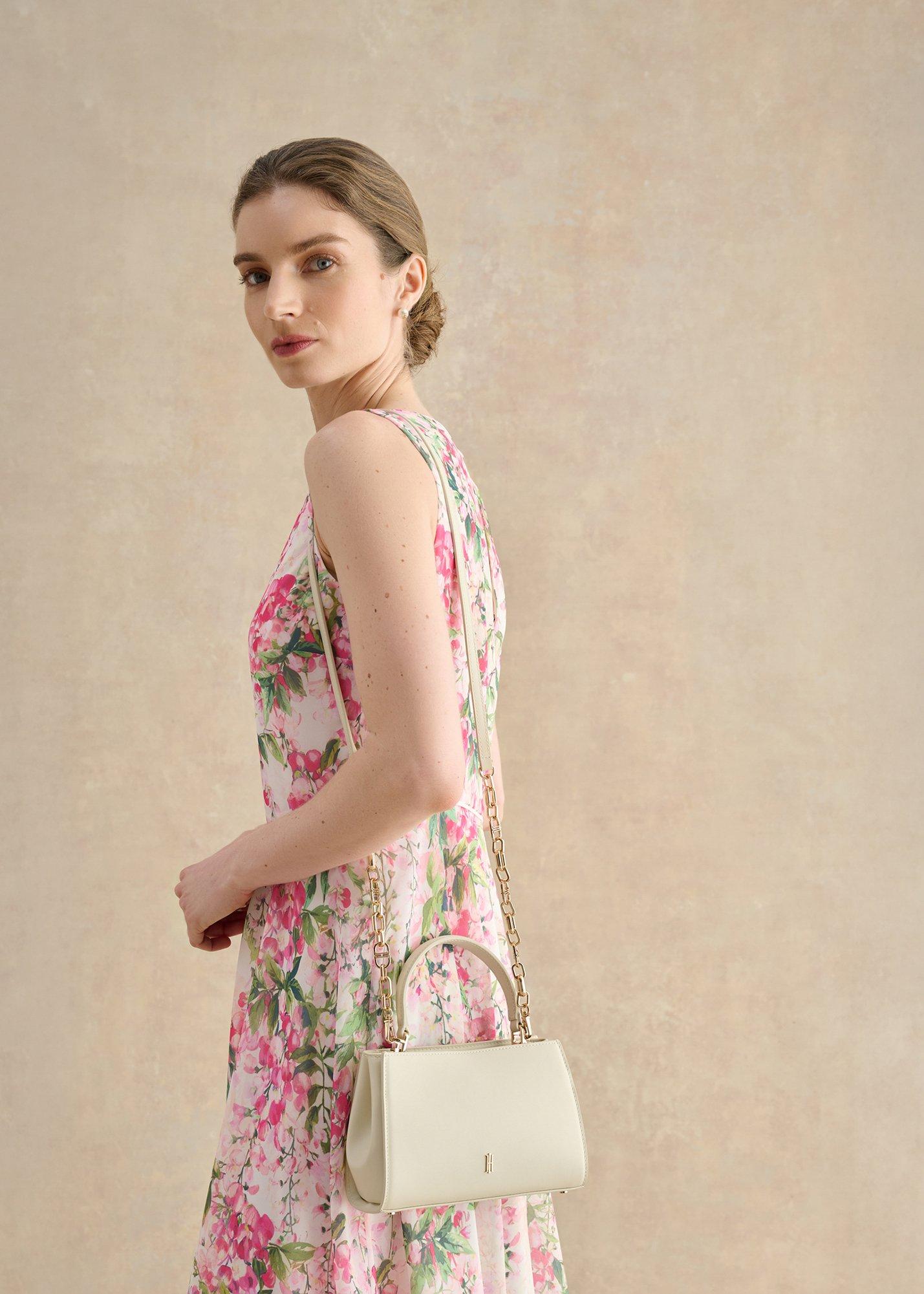 Ophelia Leather Crossbody Bag, Warm Ivory, hi-res