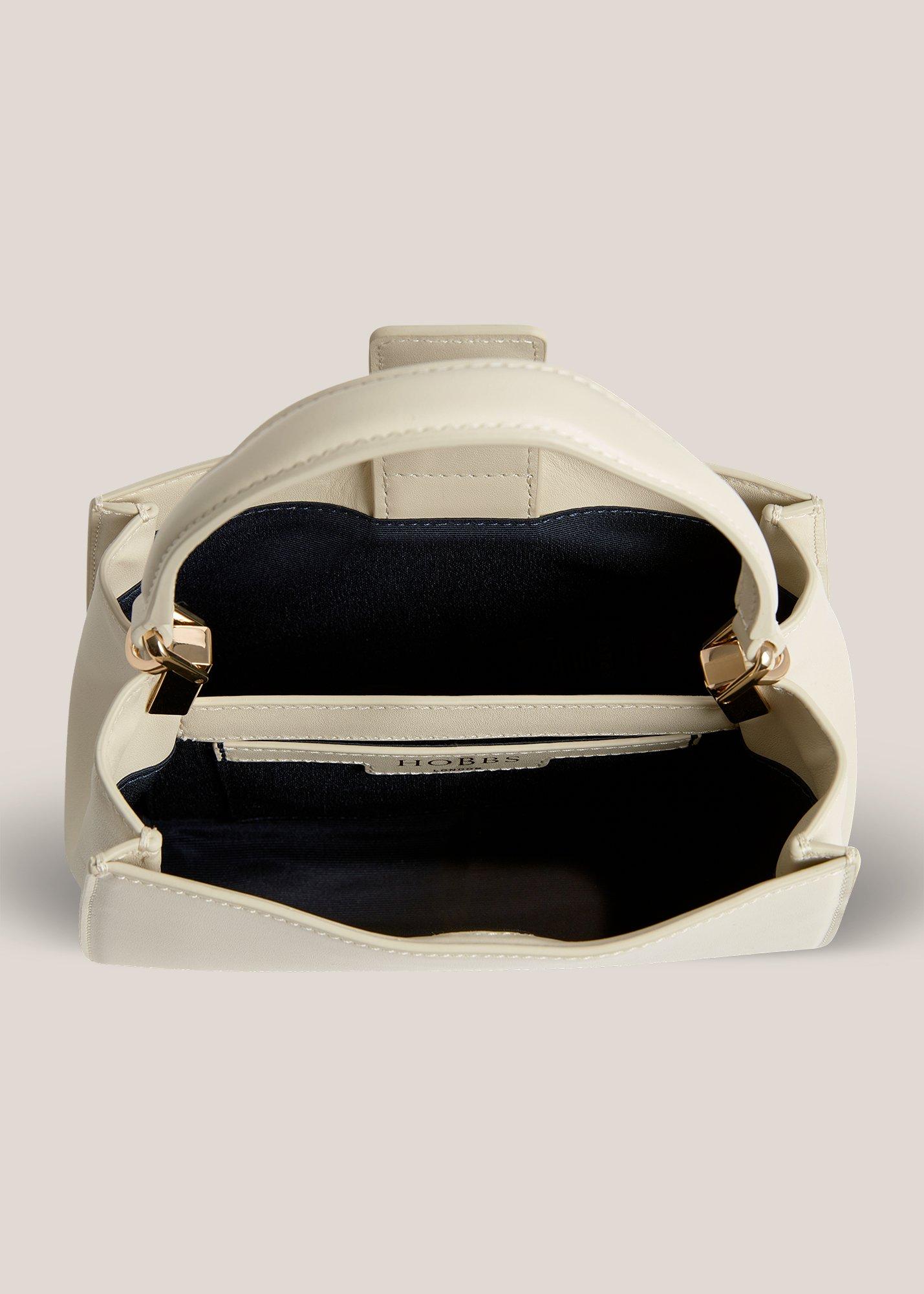 Ophelia Leather Crossbody Bag, Warm Ivory, hi-res