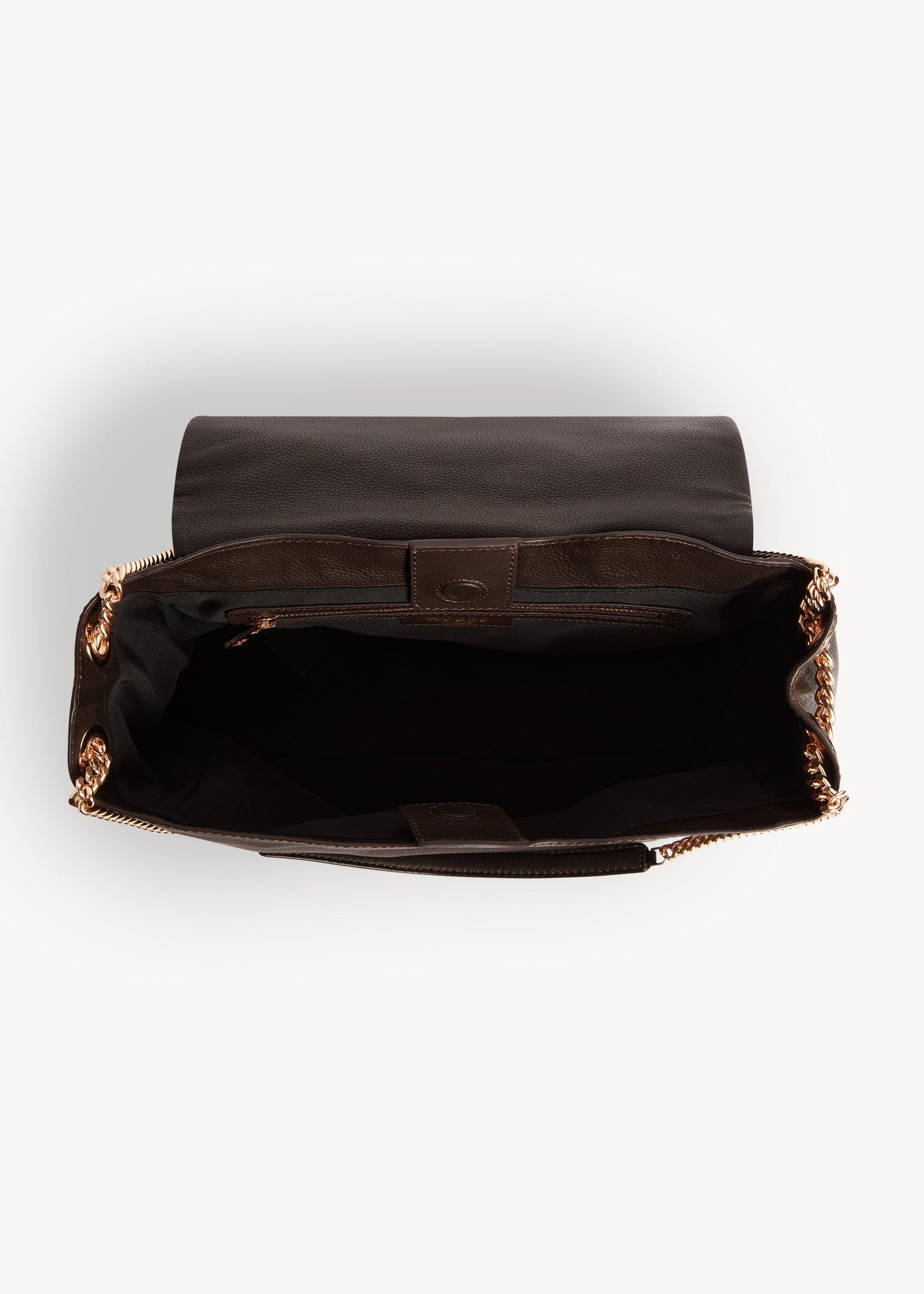 Bayley Leather Shoulder Bag, Alder Brown, hi-res