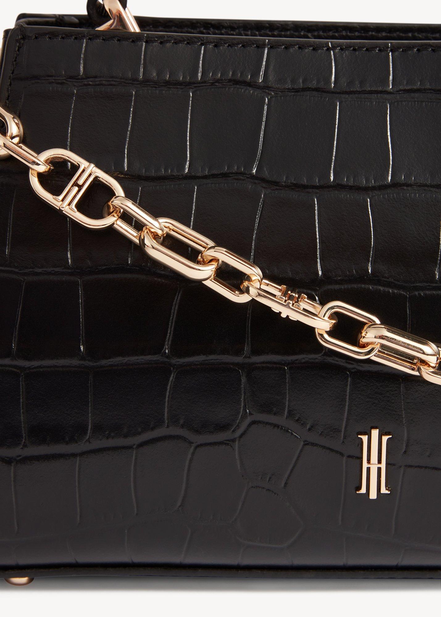 Ophelia Leather Bag, Black, hi-res