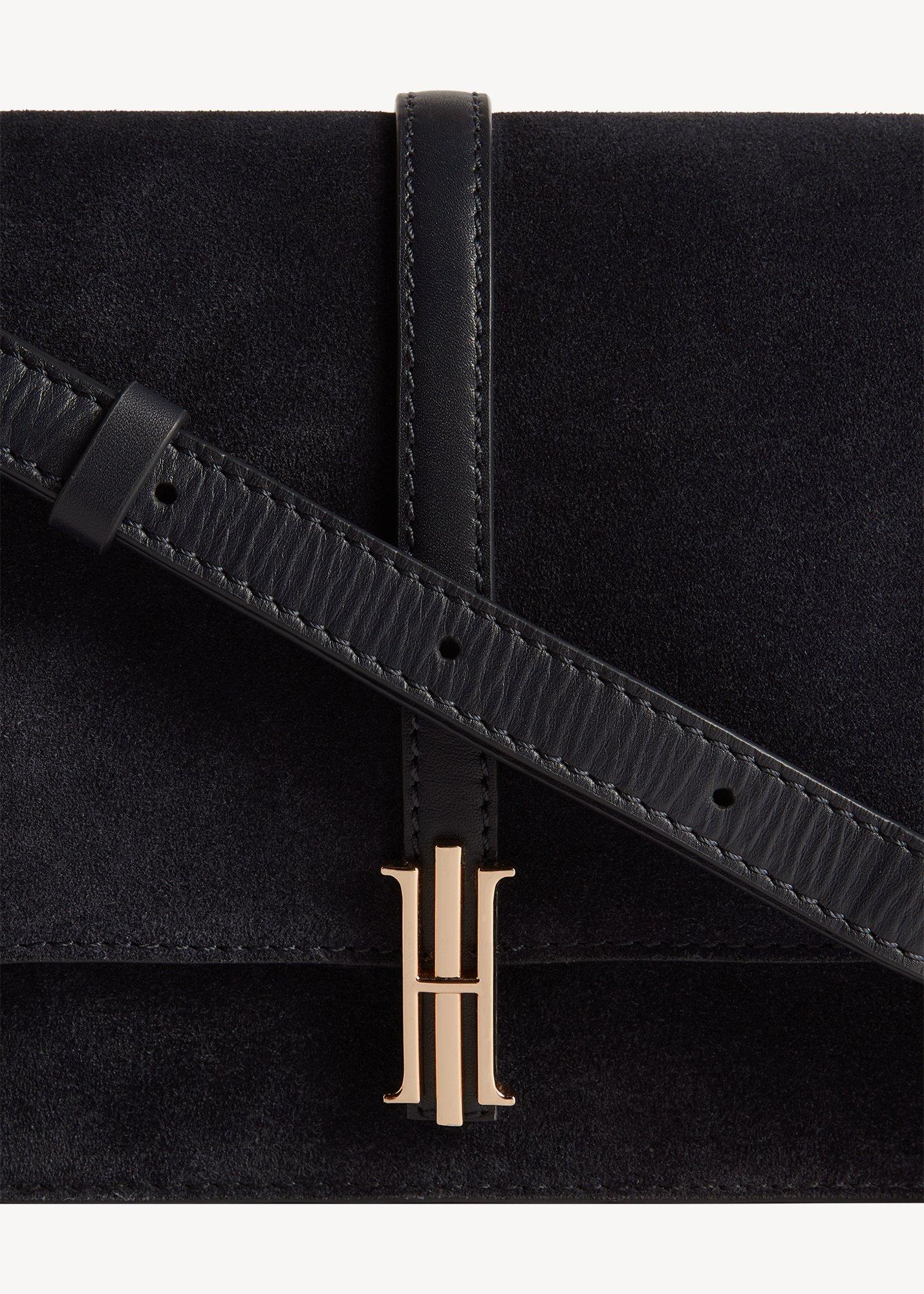 Cassidy Suede Crossbody Bag, Navy, hi-res