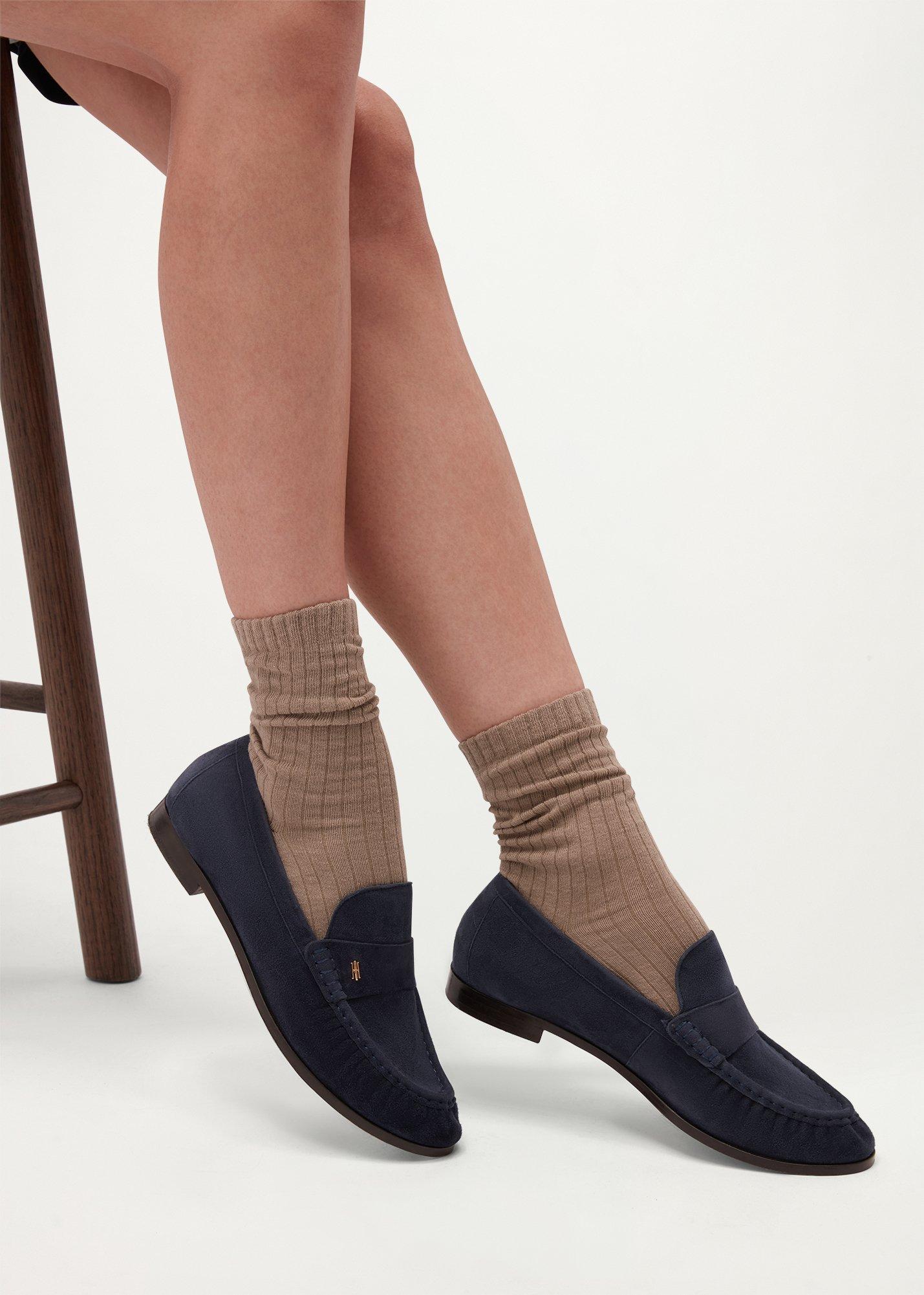 Ribbed Single Socks, Neutral, hi-res