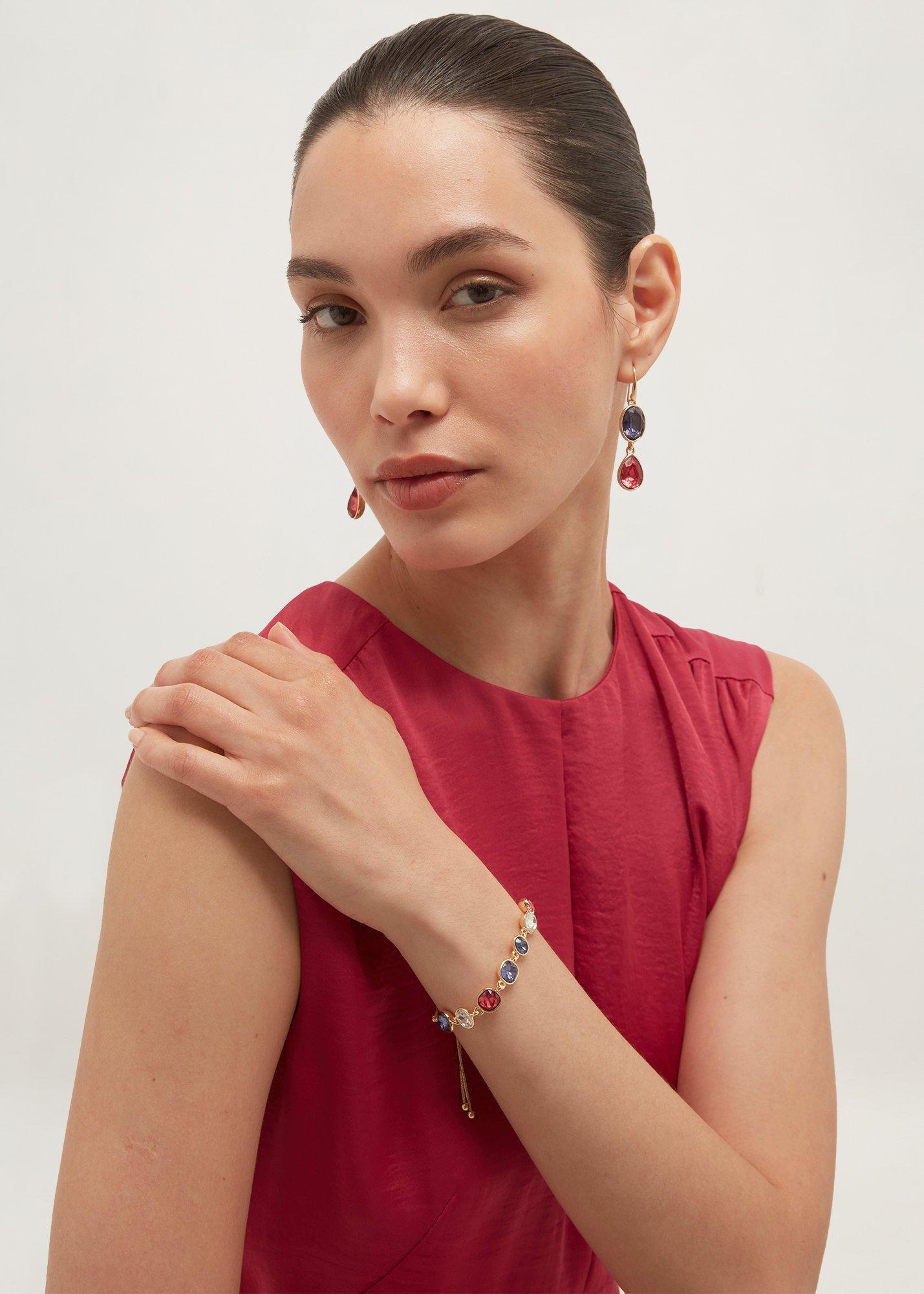 Indira Bracelet, Pink Navy, hi-res
