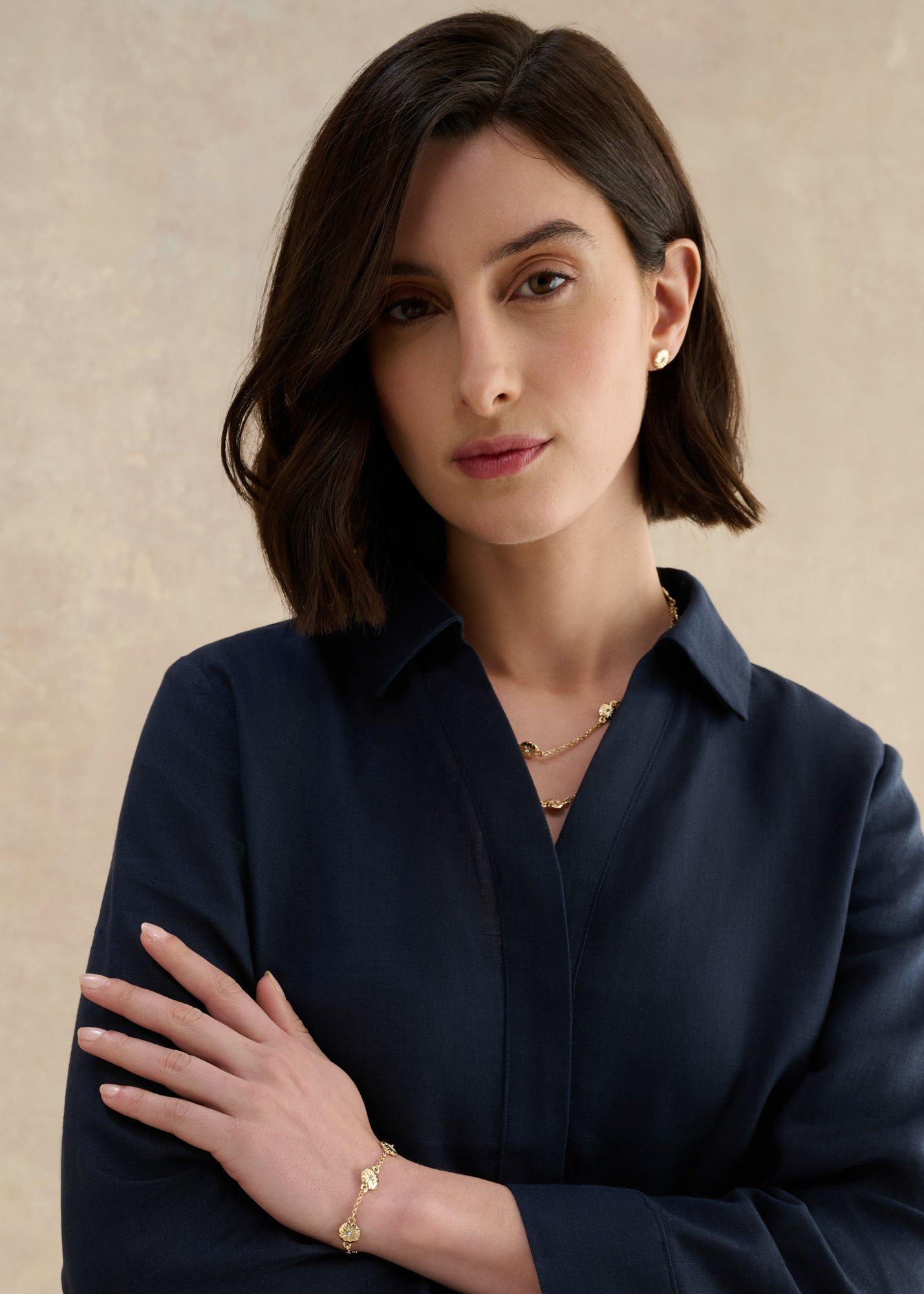 Kiara Sun Bracelet, Gold, hi-res